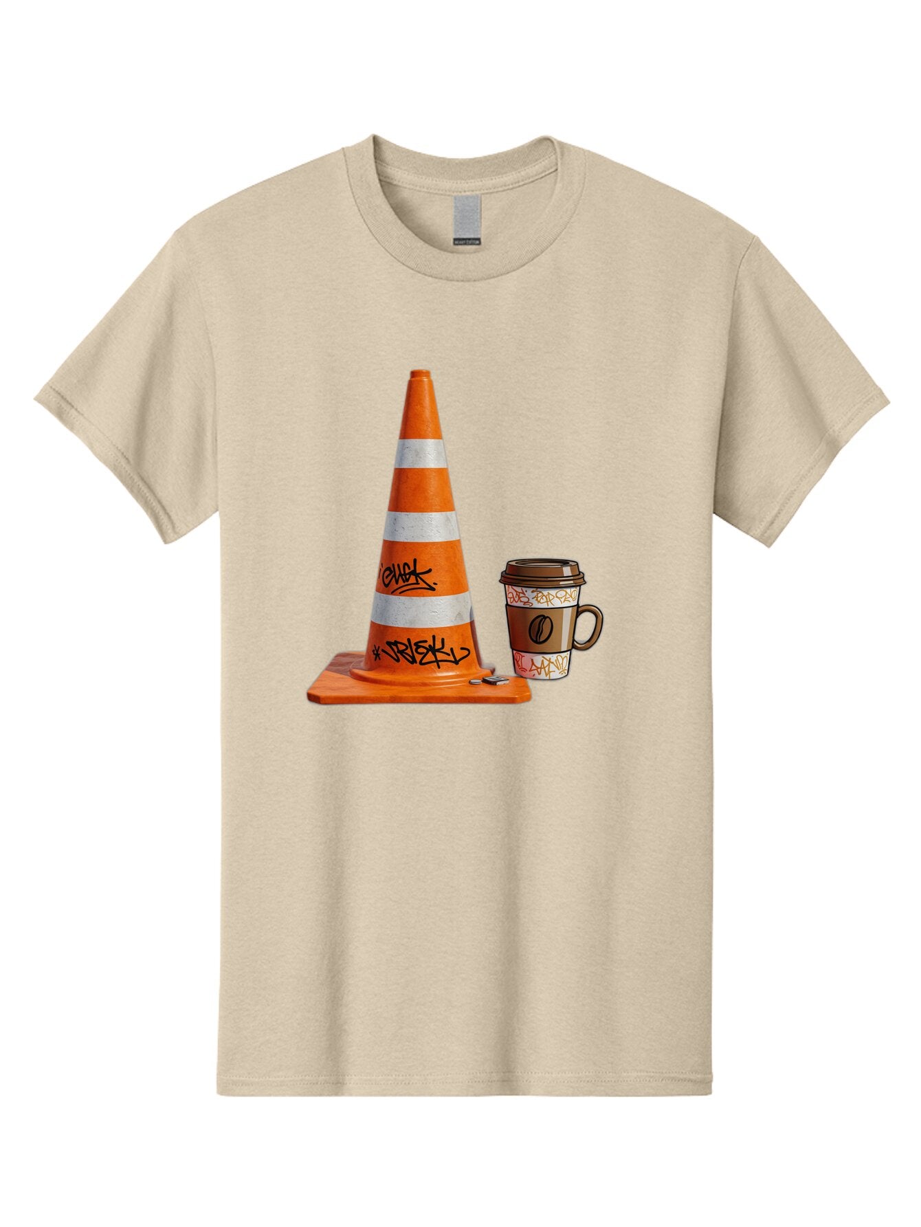 Traffic-Cone-Coffee Men'S Graphic Tee, 100% Cotton, Comfortable Casual Summer Wear, Machine Washable, Vintage Camera, Old Camera, Antique Camera, Black Camera, Classic Photography, Photography Equipment, Nostalgic Device, Film Camera, Baq154 6