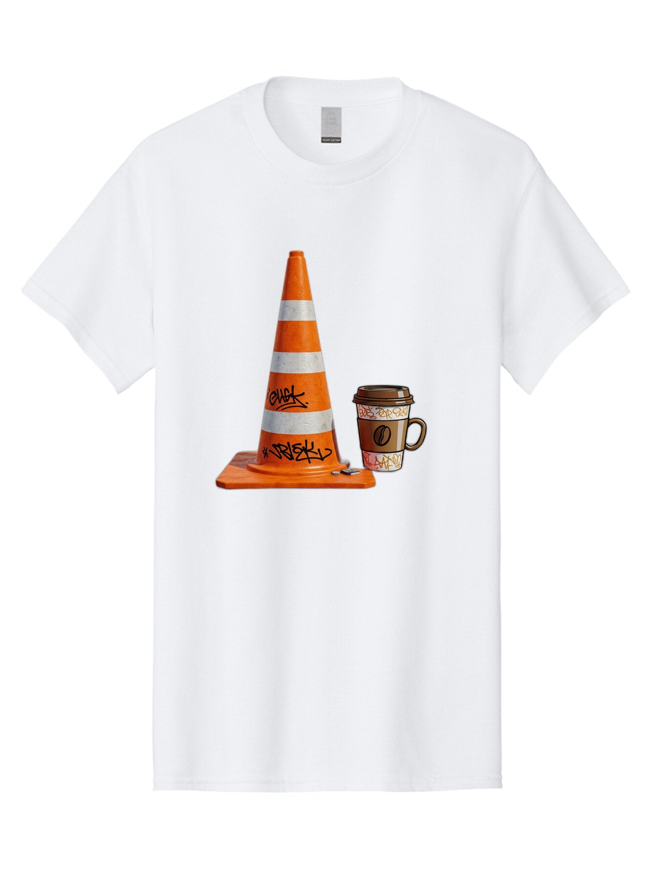 Traffic-Cone-Coffee Men'S Graphic Tee, 100% Cotton, Comfortable Casual Summer Wear, Machine Washable, Vintage Camera, Old Camera, Antique Camera, Black Camera, Classic Photography, Photography Equipment, Nostalgic Device, Film Camera, Baq154 12