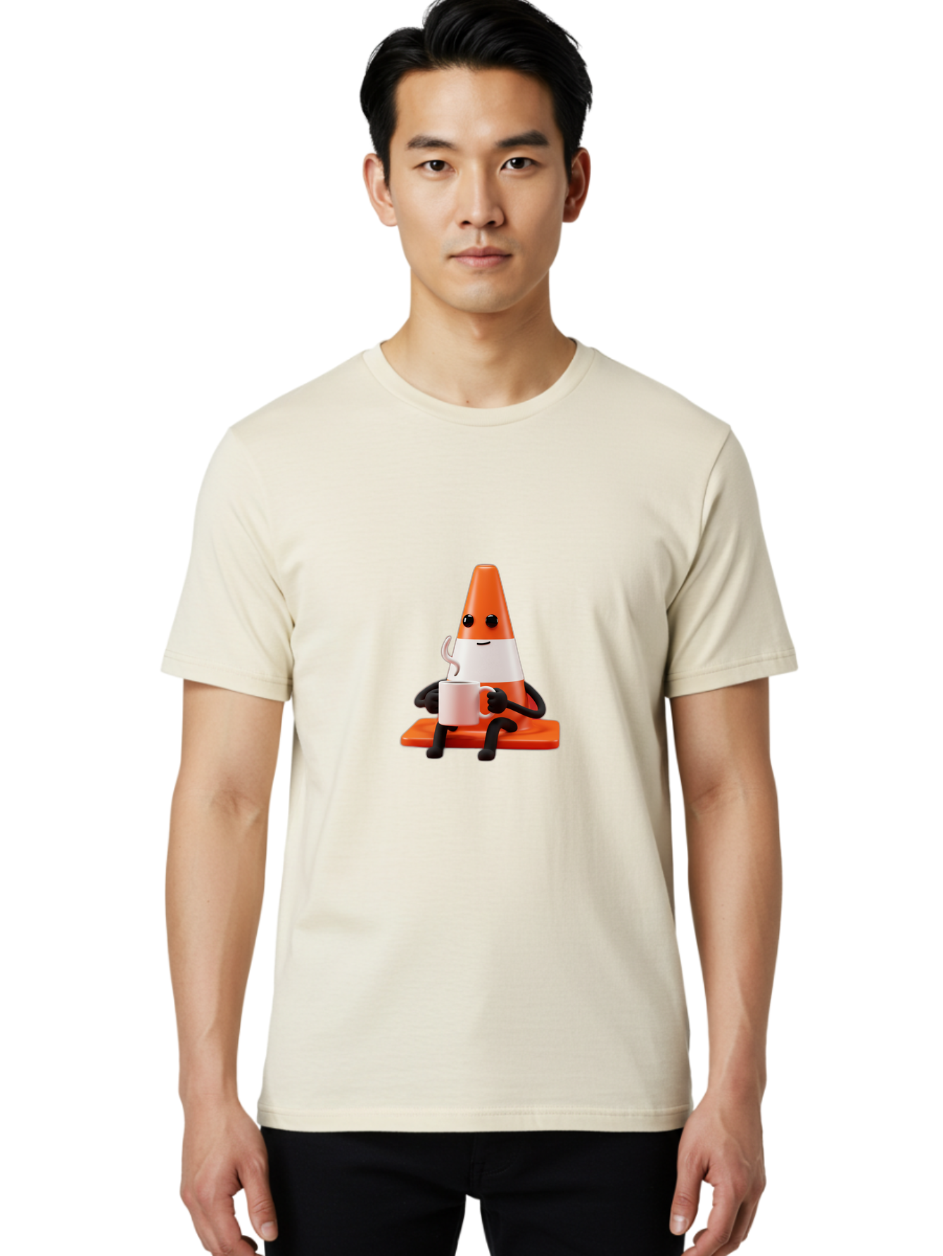 Traffic-Cone-With-Coffee-Cup Men'S Graphic Tee, 100% Cotton, Comfortable Casual Summer Wear, Machine Washable, Vintage Camera, Old Camera, Antique Camera, Black Camera, Classic Photography, Photography Equipment, Nostalgic Device, Film Camera, Baq155 22