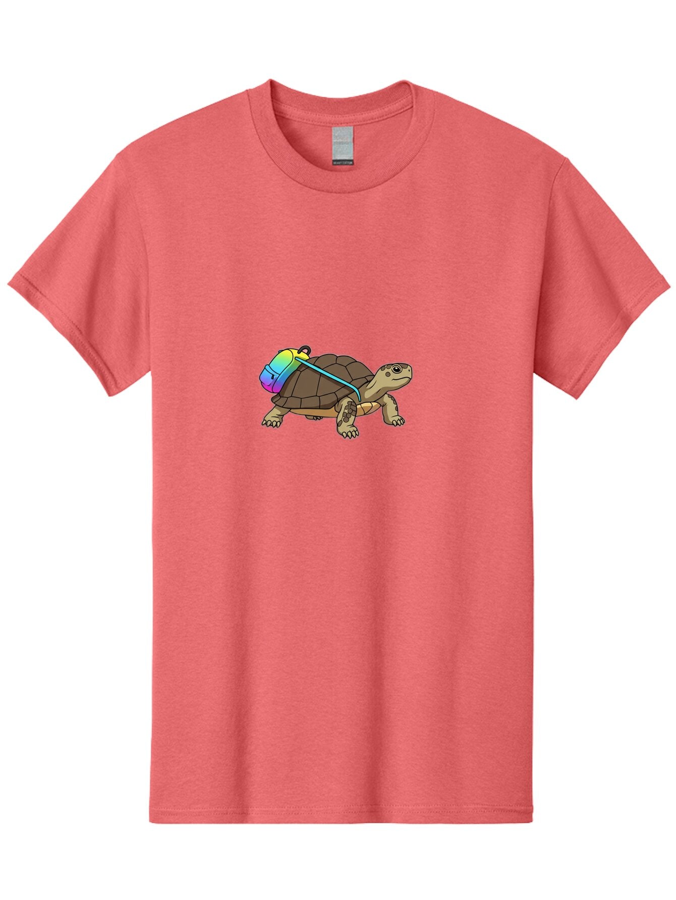 Turtle-With-Backpack-1 Men'S Graphic Tee, 100% Cotton, Comfortable Casual Summer Wear, Machine Washable, Vintage Camera, Old Camera, Antique Camera, Black Camera, Classic Photography, Photography Equipment, Nostalgic Device, Film Camera, Baq160 9