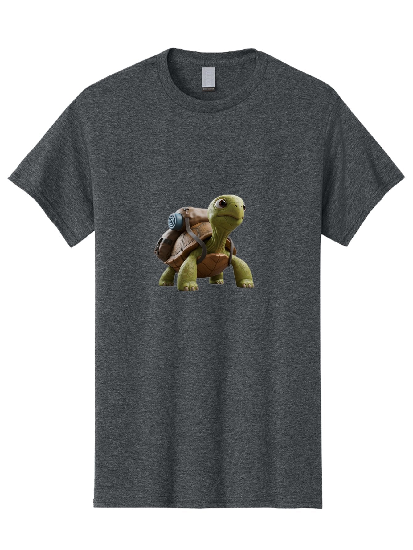 Turtle-With-Backpack Men'S Graphic Tee, 100% Cotton, Comfortable Casual Summer Wear, Machine Washable, Vintage Camera, Old Camera, Antique Camera, Black Camera, Classic Photography, Photography Equipment, Nostalgic Device, Film Camera, Baq161 10