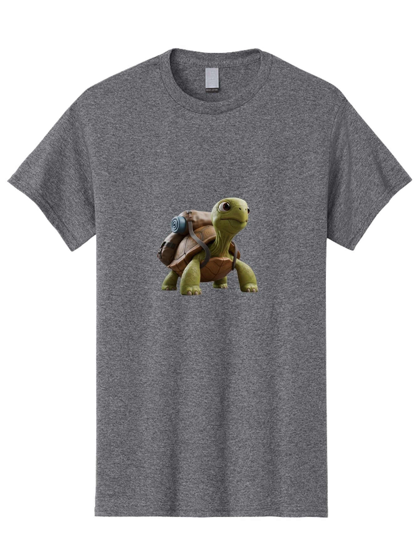 Turtle-With-Backpack Men'S Graphic Tee, 100% Cotton, Comfortable Casual Summer Wear, Machine Washable, Vintage Camera, Old Camera, Antique Camera, Black Camera, Classic Photography, Photography Equipment, Nostalgic Device, Film Camera, Baq161 13