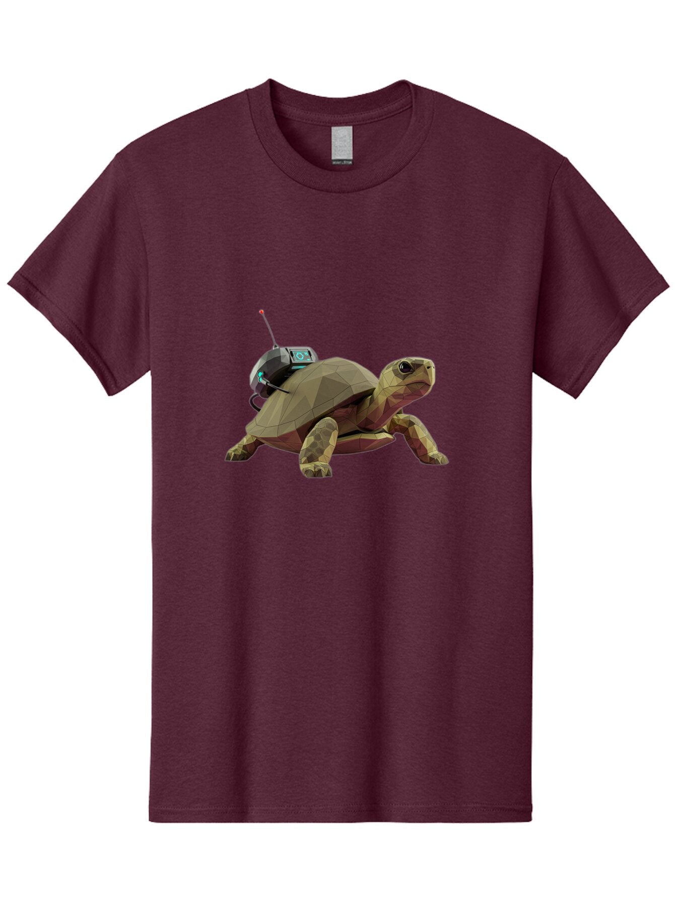 Turtle-With-Device Men'S Graphic Tee, 100% Cotton, Comfortable Casual Summer Wear, Machine Washable, Vintage Camera, Old Camera, Antique Camera, Black Camera, Classic Photography, Photography Equipment, Nostalgic Device, Film Camera, Baq163 2