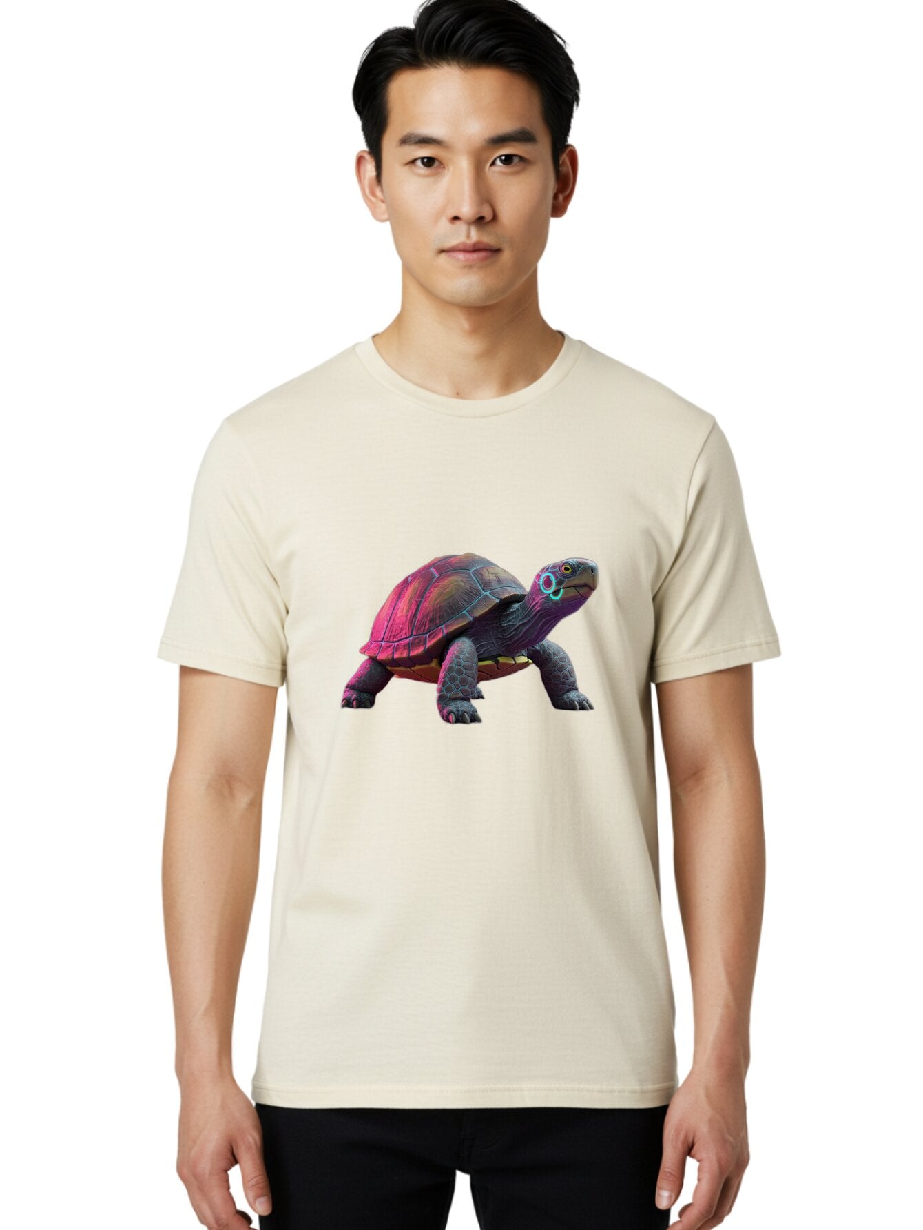 Turtle-With-Goggles Men'S Graphic Tee, 100% Cotton, Comfortable Casual Summer Wear, Machine Washable, Vintage Camera, Old Camera, Antique Camera, Black Camera, Classic Photography, Photography Equipment, Nostalgic Device, Film Camera, Baq164 18