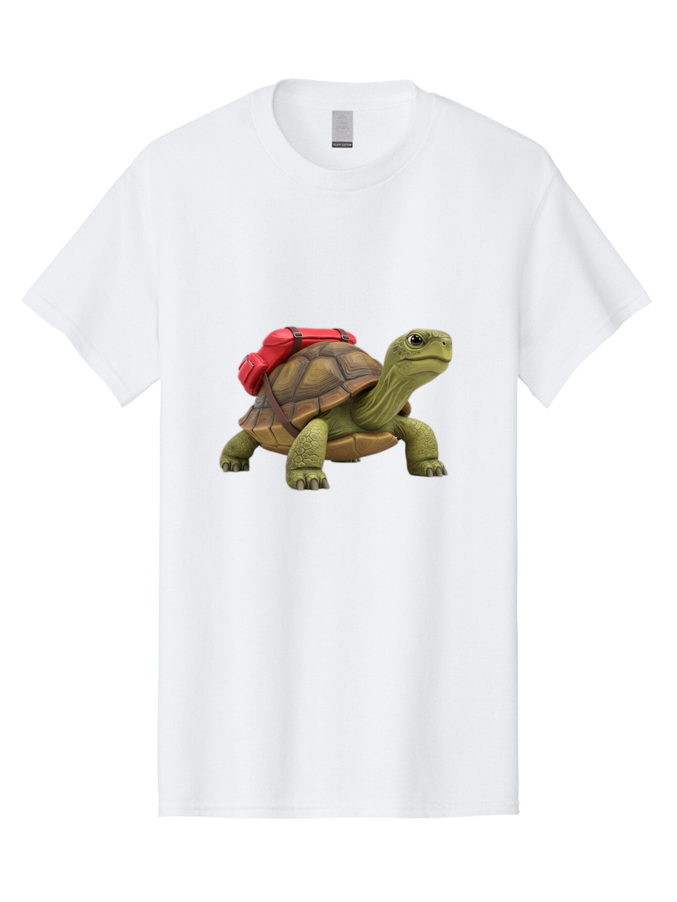 Turtle-With-Red-Backpack Men'S Graphic Tee, 100% Cotton, Comfortable Casual Summer Wear, Machine Washable, Vintage Camera, Old Camera, Antique Camera, Black Camera, Classic Photography, Photography Equipment, Nostalgic Device, Film Camera, Baq165 6