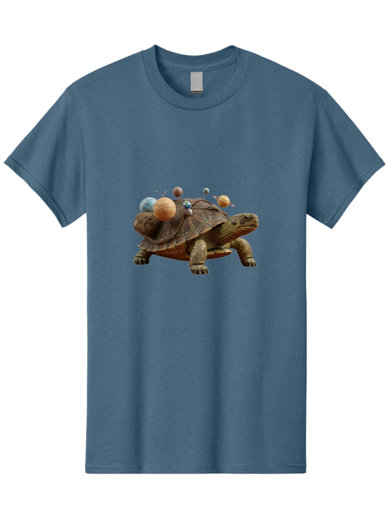 Turtle-With-Solar-System Men'S Graphic Tee, 100% Cotton, Comfortable Casual Summer Wear, Machine Washable, Vintage Camera, Old Camera, Antique Camera, Black Camera, Classic Photography, Photography Equipment, Nostalgic Device, Film Camera, Baq166 10