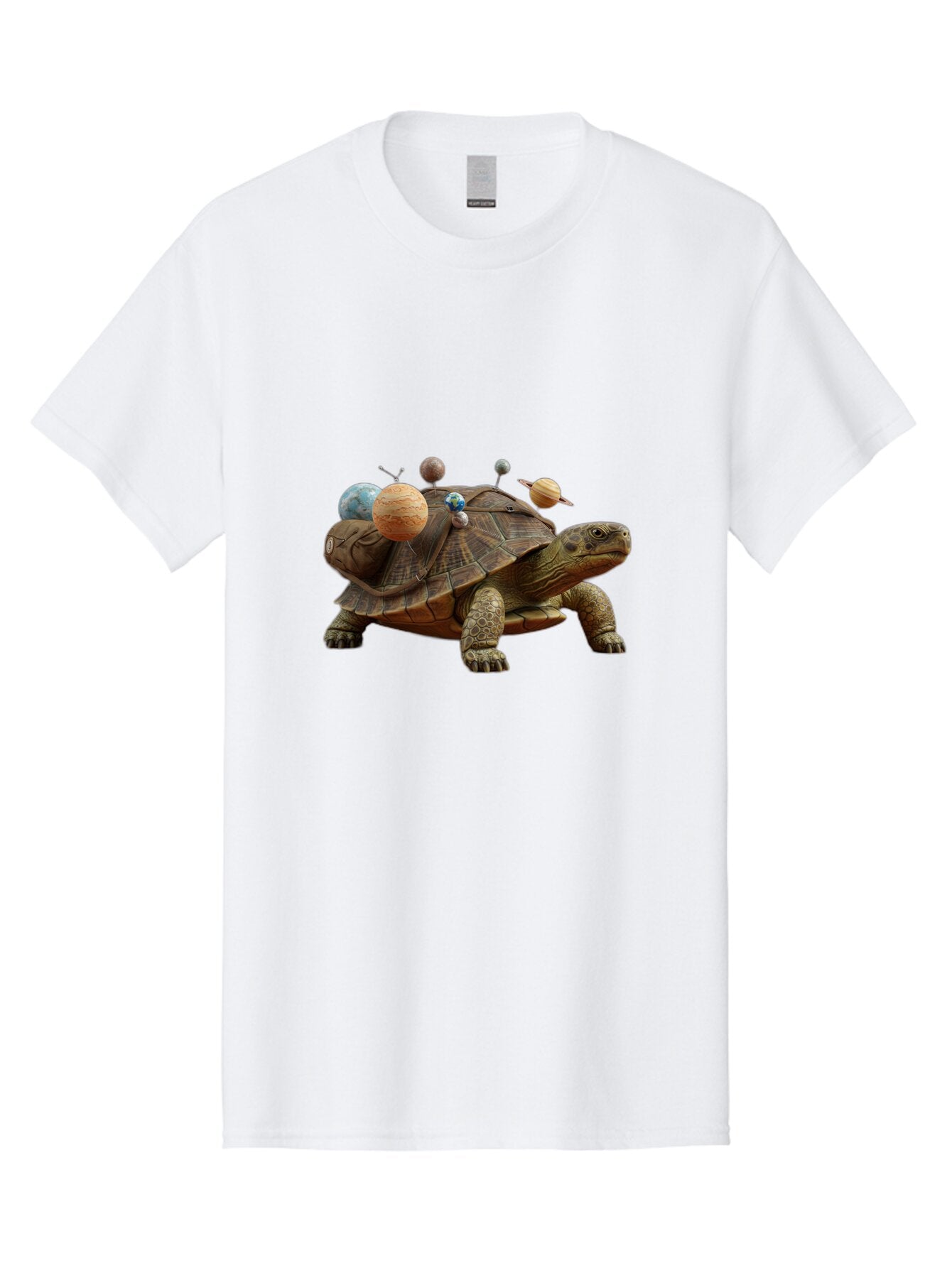 Turtle-With-Solar-System Men'S Graphic Tee, 100% Cotton, Comfortable Casual Summer Wear, Machine Washable, Vintage Camera, Old Camera, Antique Camera, Black Camera, Classic Photography, Photography Equipment, Nostalgic Device, Film Camera, Baq166 7