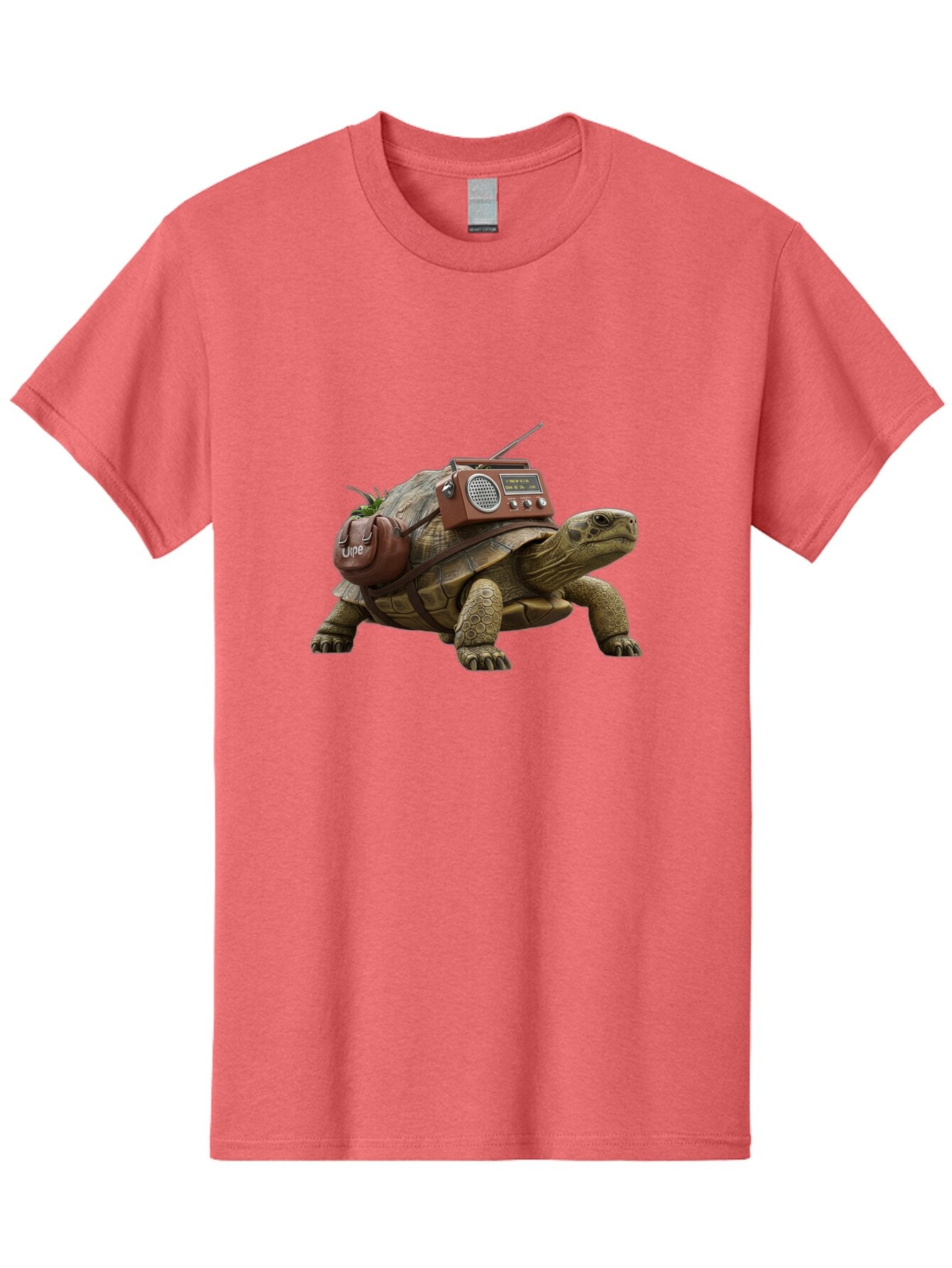 Turtle-With-Vibe-Radio Men'S Graphic Tee, 100% Cotton, Comfortable Casual Summer Wear, Machine Washable, Vintage Camera, Old Camera, Antique Camera, Black Camera, Classic Photography, Photography Equipment, Nostalgic Device, Film Camera, Baq168 14