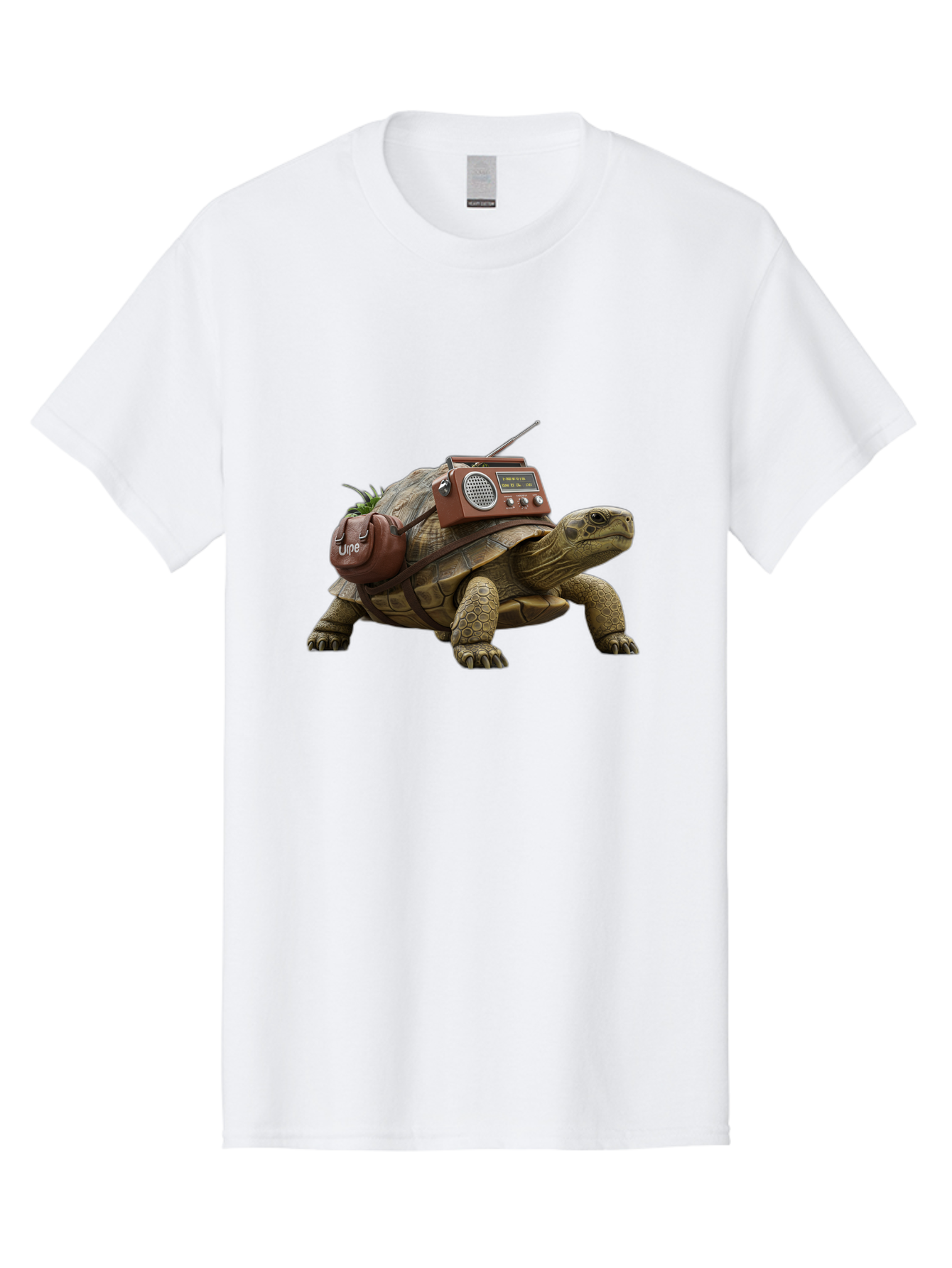 Turtle-With-Vibe-Radio Men'S Graphic Tee, 100% Cotton, Comfortable Casual Summer Wear, Machine Washable, Vintage Camera, Old Camera, Antique Camera, Black Camera, Classic Photography, Photography Equipment, Nostalgic Device, Film Camera, Baq168 14