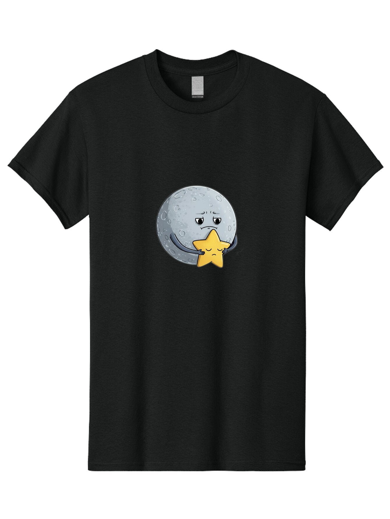 Unhappy-Moon-Embracing-Star Men'S Graphic Tee, 100% Cotton, Comfortable Casual Summer Wear, Machine Washable, Vintage Camera, Old Camera, Antique Camera, Black Camera, Classic Photography, Photography Equipment, Nostalgic Device, Film Camera, Baq172 12