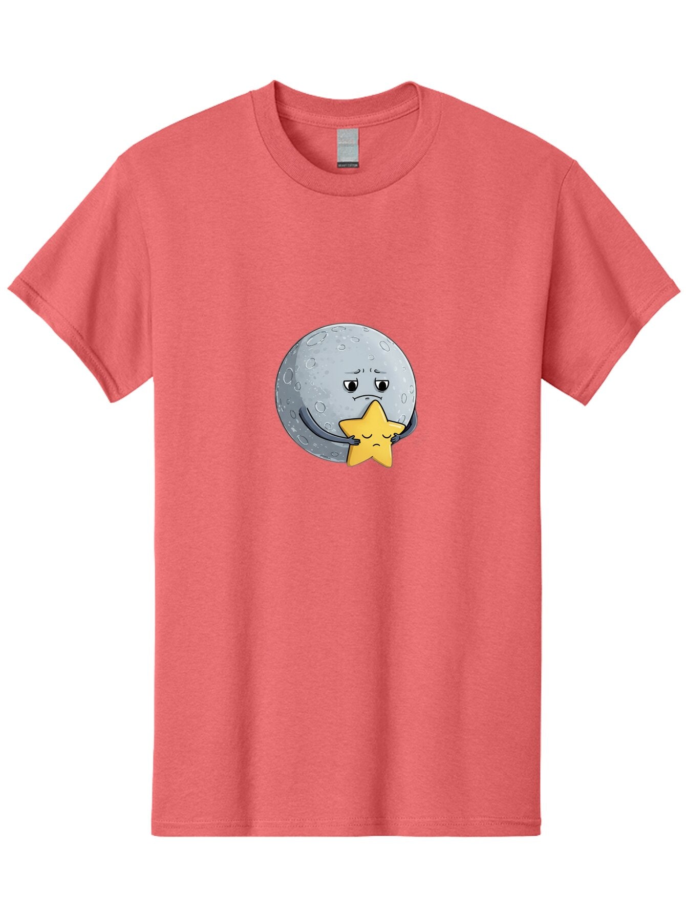 Unhappy-Moon-Embracing-Star Men'S Graphic Tee, 100% Cotton, Comfortable Casual Summer Wear, Machine Washable, Vintage Camera, Old Camera, Antique Camera, Black Camera, Classic Photography, Photography Equipment, Nostalgic Device, Film Camera, Baq172 2