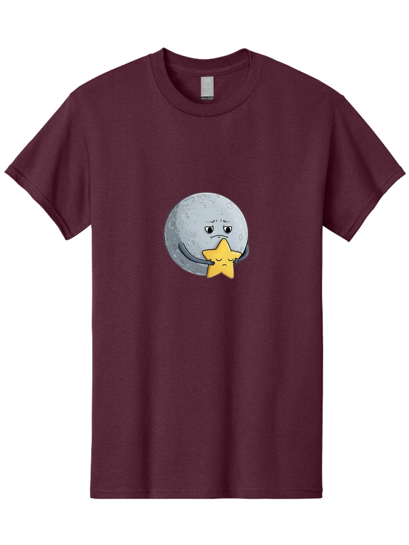 Unhappy-Moon-Embracing-Star Men'S Graphic Tee, 100% Cotton, Comfortable Casual Summer Wear, Machine Washable, Vintage Camera, Old Camera, Antique Camera, Black Camera, Classic Photography, Photography Equipment, Nostalgic Device, Film Camera, Baq172 10