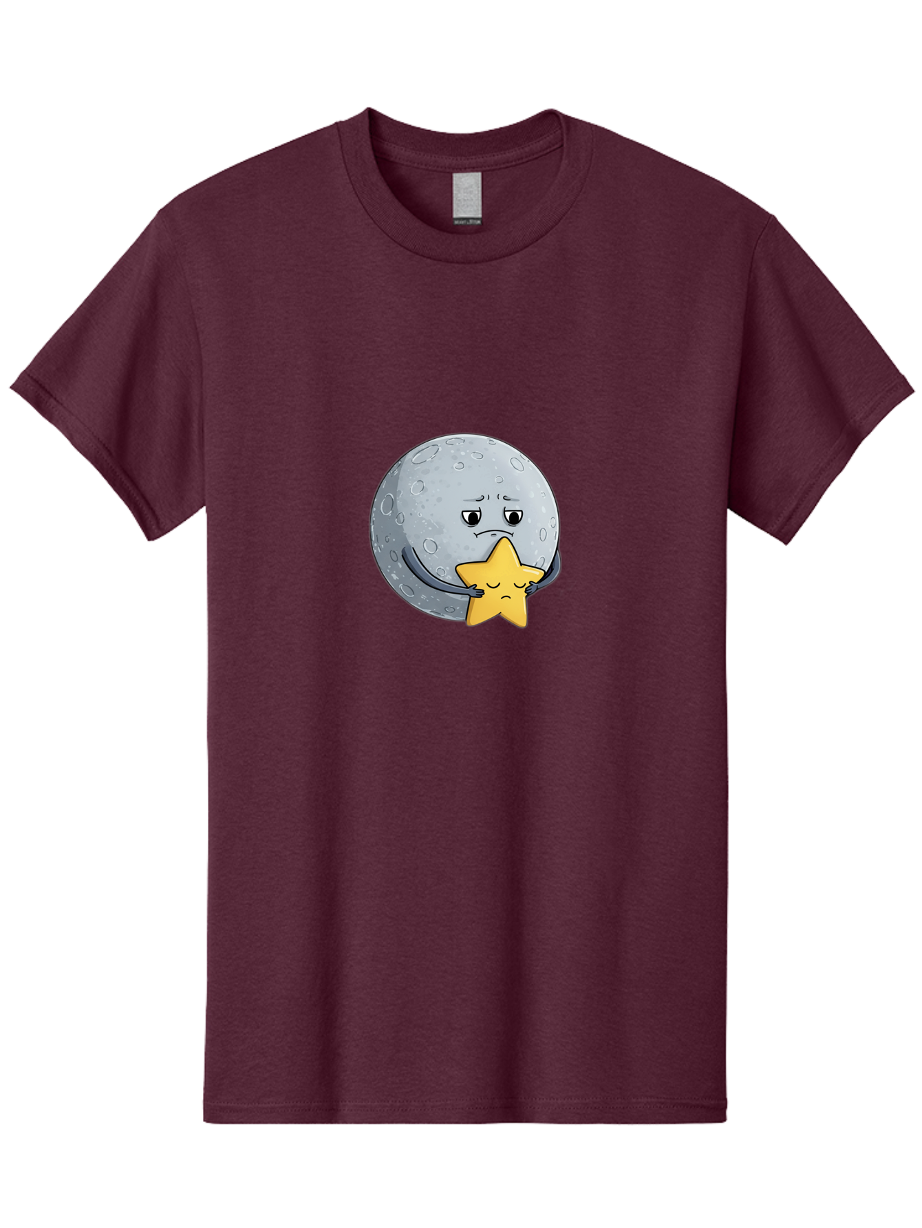 Unhappy-Moon-Embracing-Star Men'S Graphic Tee, 100% Cotton, Comfortable Casual Summer Wear, Machine Washable, Vintage Camera, Old Camera, Antique Camera, Black Camera, Classic Photography, Photography Equipment, Nostalgic Device, Film Camera, Baq172 11
