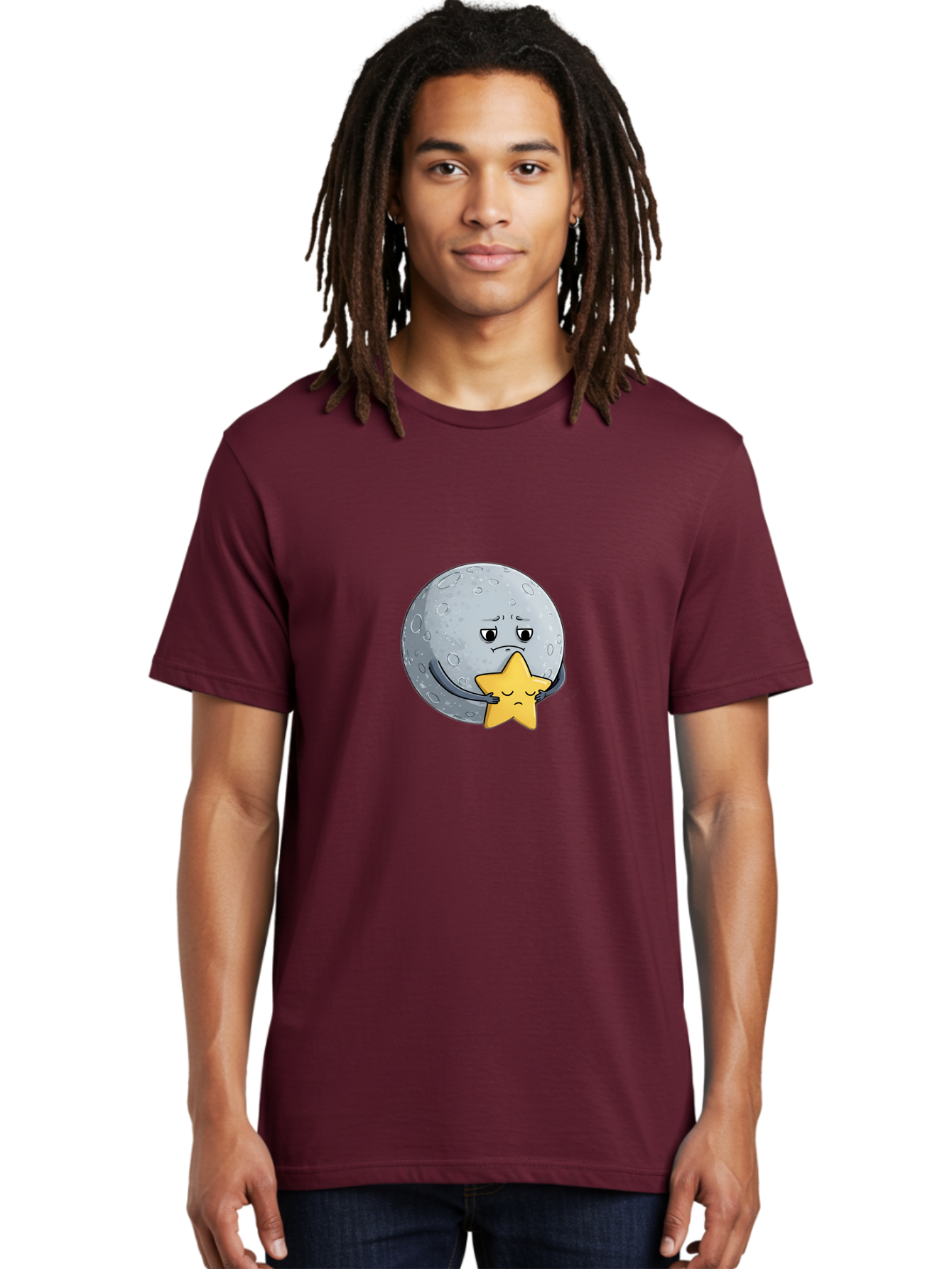 Unhappy-Moon-Embracing-Star Men'S Graphic Tee, 100% Cotton, Comfortable Casual Summer Wear, Machine Washable, Vintage Camera, Old Camera, Antique Camera, Black Camera, Classic Photography, Photography Equipment, Nostalgic Device, Film Camera, Baq172 26