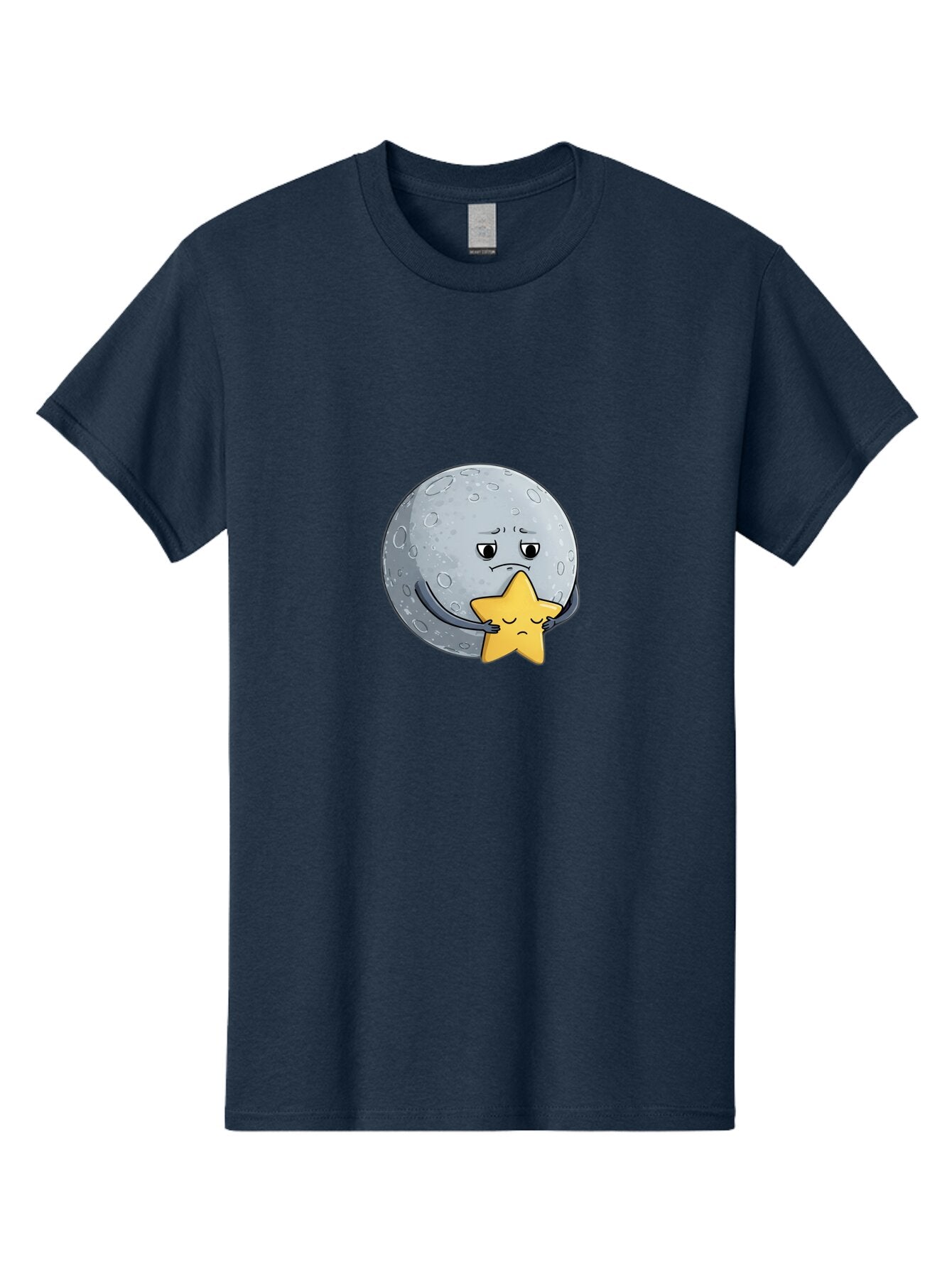 Unhappy-Moon-Embracing-Star Men'S Graphic Tee, 100% Cotton, Comfortable Casual Summer Wear, Machine Washable, Vintage Camera, Old Camera, Antique Camera, Black Camera, Classic Photography, Photography Equipment, Nostalgic Device, Film Camera, Baq172 8
