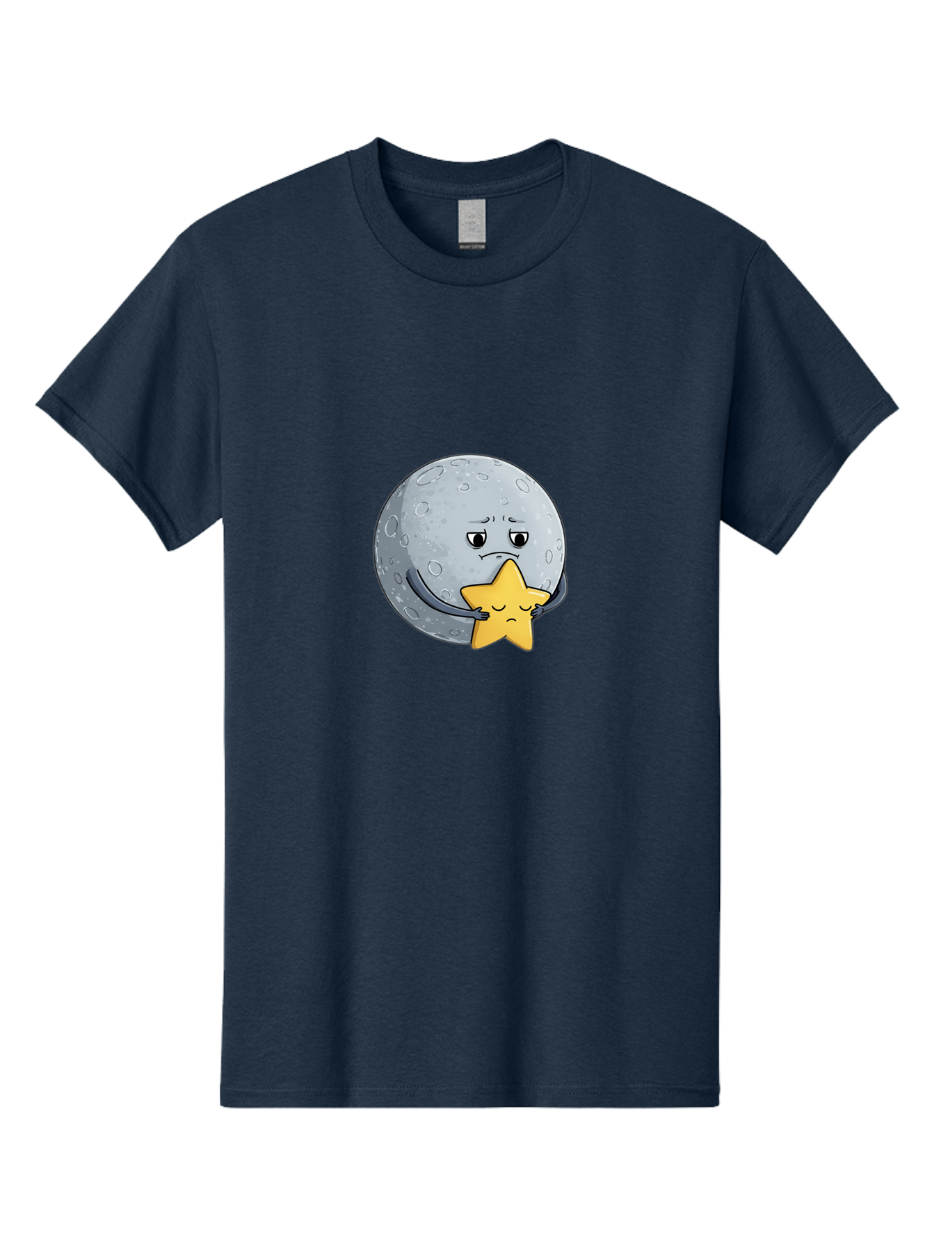 Unhappy-Moon-Embracing-Star Men'S Graphic Tee, 100% Cotton, Comfortable Casual Summer Wear, Machine Washable, Vintage Camera, Old Camera, Antique Camera, Black Camera, Classic Photography, Photography Equipment, Nostalgic Device, Film Camera, Baq172