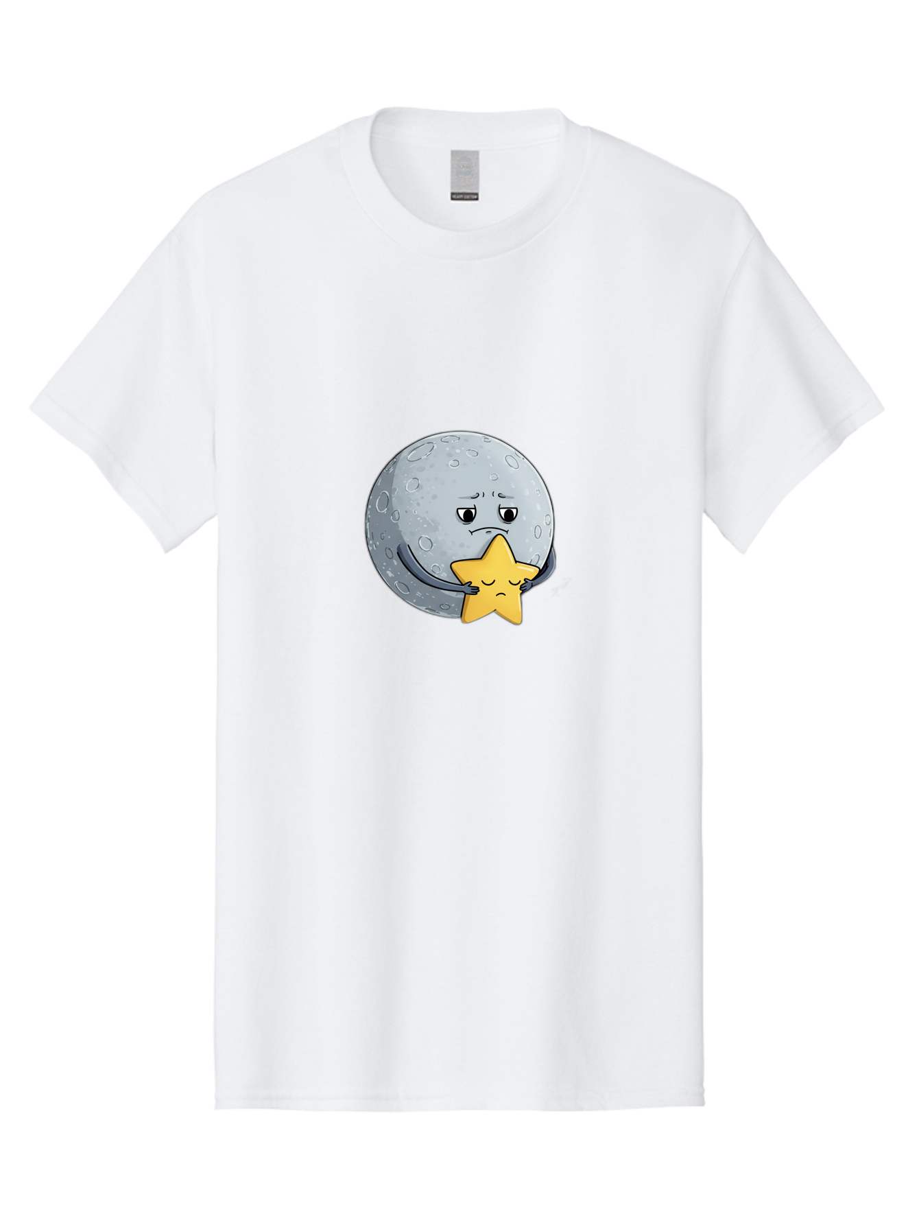 Unhappy-Moon-Embracing-Star Men'S Graphic Tee, 100% Cotton, Comfortable Casual Summer Wear, Machine Washable, Vintage Camera, Old Camera, Antique Camera, Black Camera, Classic Photography, Photography Equipment, Nostalgic Device, Film Camera, Baq172 15
