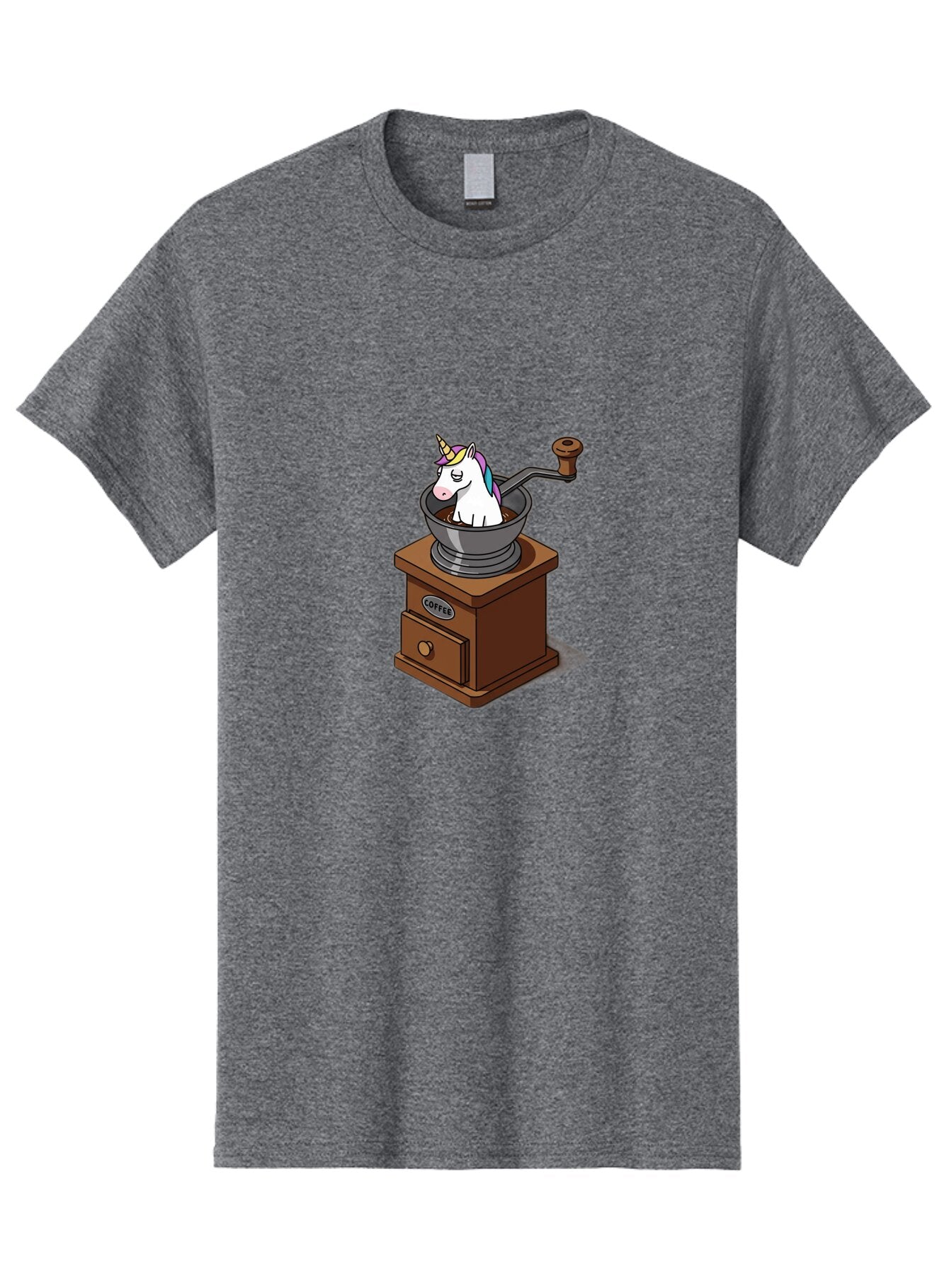 Unicorn-Coffee-Grinder Men'S Graphic Tee, 100% Cotton, Comfortable Casual Summer Wear, Machine Washable, Vintage Camera, Old Camera, Antique Camera, Black Camera, Classic Photography, Photography Equipment, Nostalgic Device, Film Camera, Baq173 3