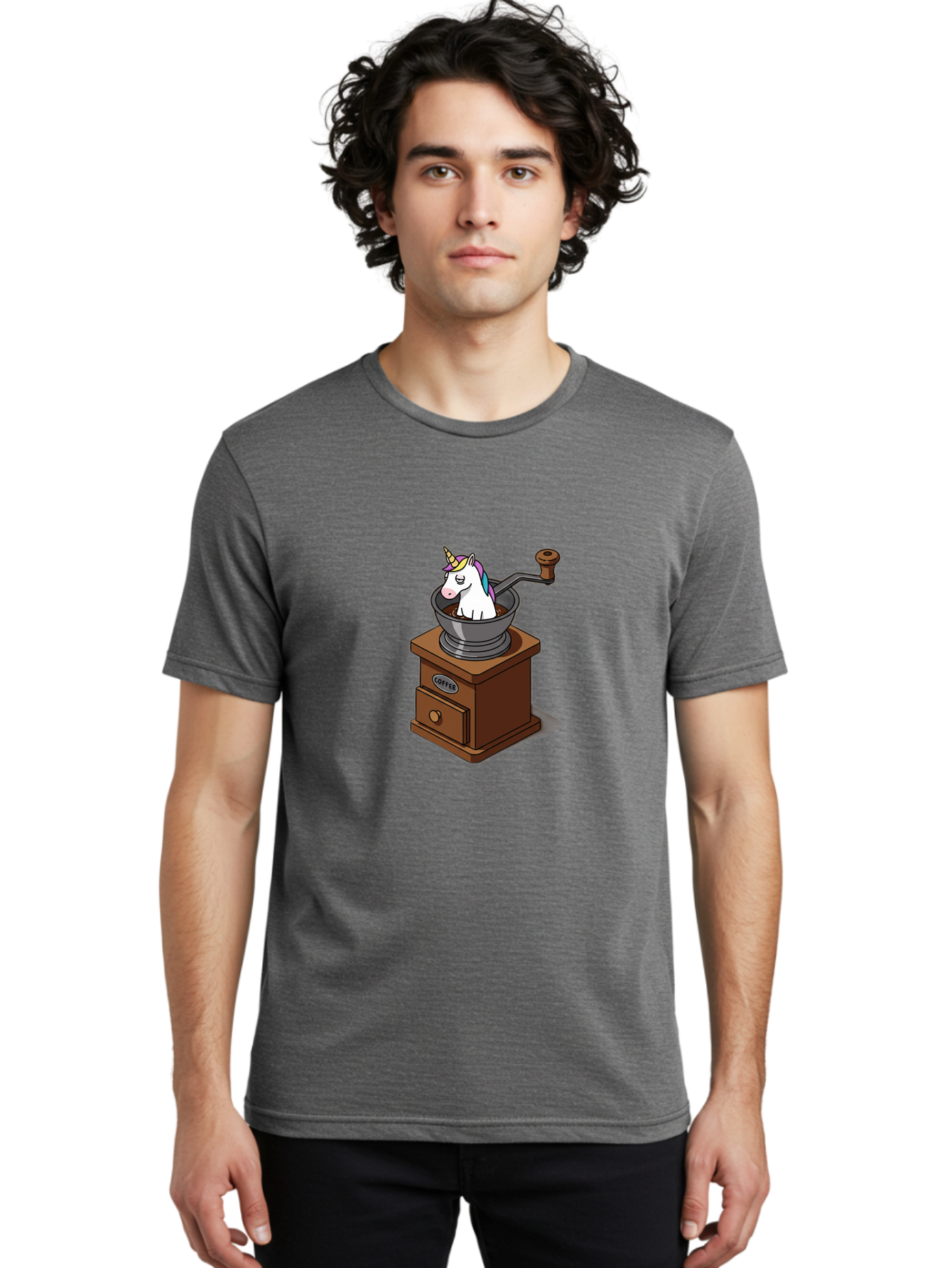 Unicorn-Coffee-Grinder Men'S Graphic Tee, 100% Cotton, Comfortable Casual Summer Wear, Machine Washable, Vintage Camera, Old Camera, Antique Camera, Black Camera, Classic Photography, Photography Equipment, Nostalgic Device, Film Camera, Baq173 21