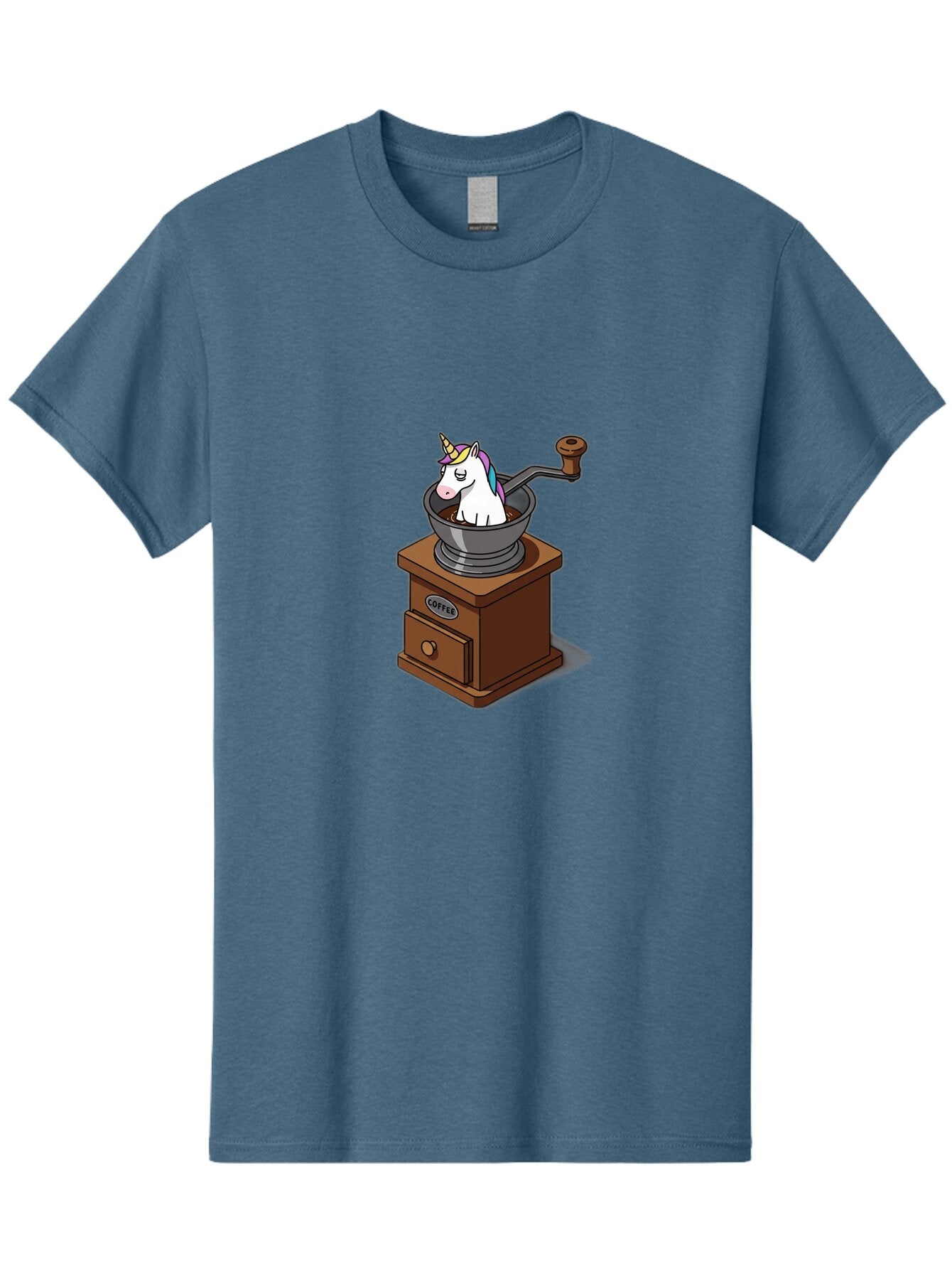 Unicorn-Coffee-Grinder Men'S Graphic Tee, 100% Cotton, Comfortable Casual Summer Wear, Machine Washable, Vintage Camera, Old Camera, Antique Camera, Black Camera, Classic Photography, Photography Equipment, Nostalgic Device, Film Camera, Baq173 1