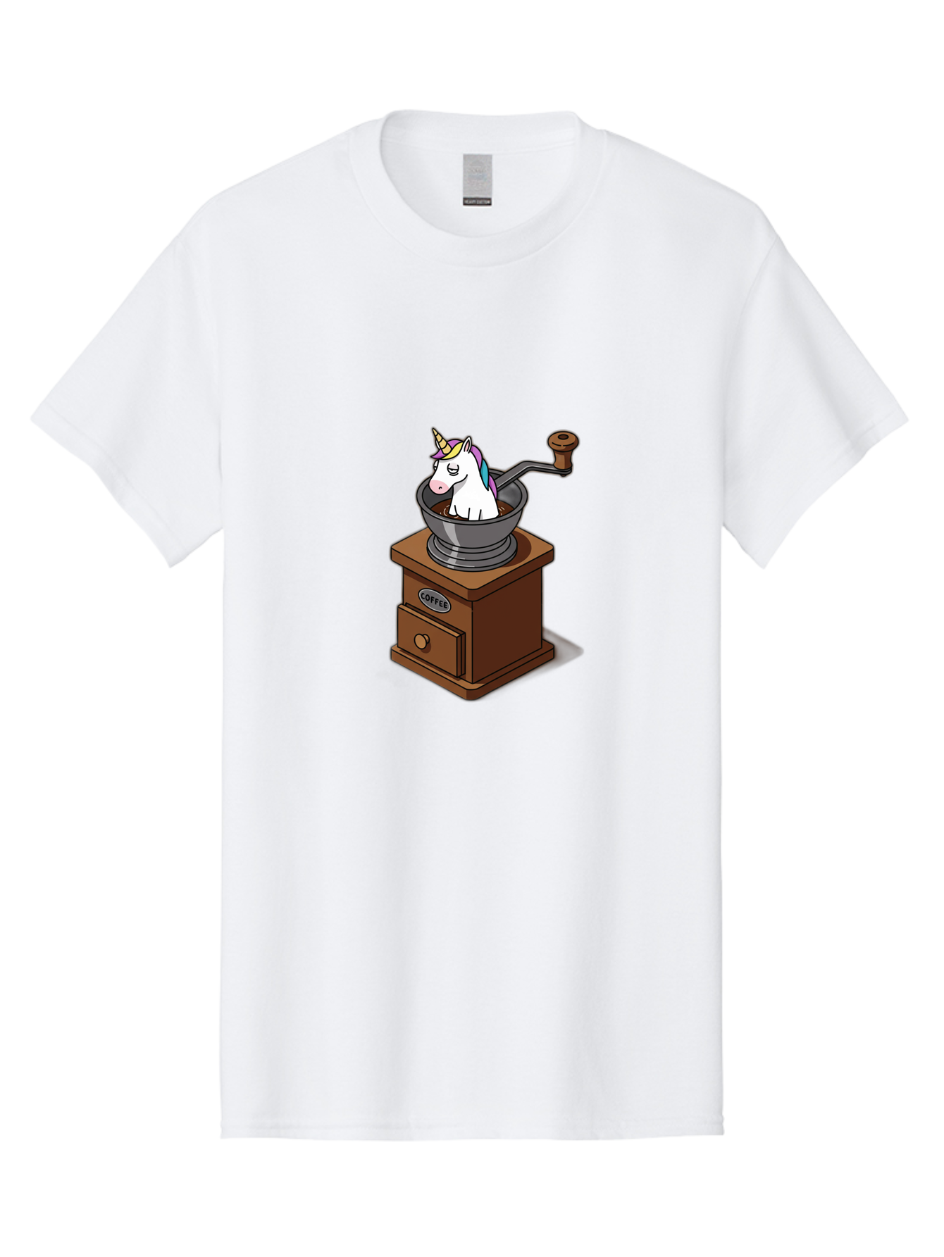 Unicorn-Coffee-Grinder Men'S Graphic Tee, 100% Cotton, Comfortable Casual Summer Wear, Machine Washable, Vintage Camera, Old Camera, Antique Camera, Black Camera, Classic Photography, Photography Equipment, Nostalgic Device, Film Camera, Baq173 7