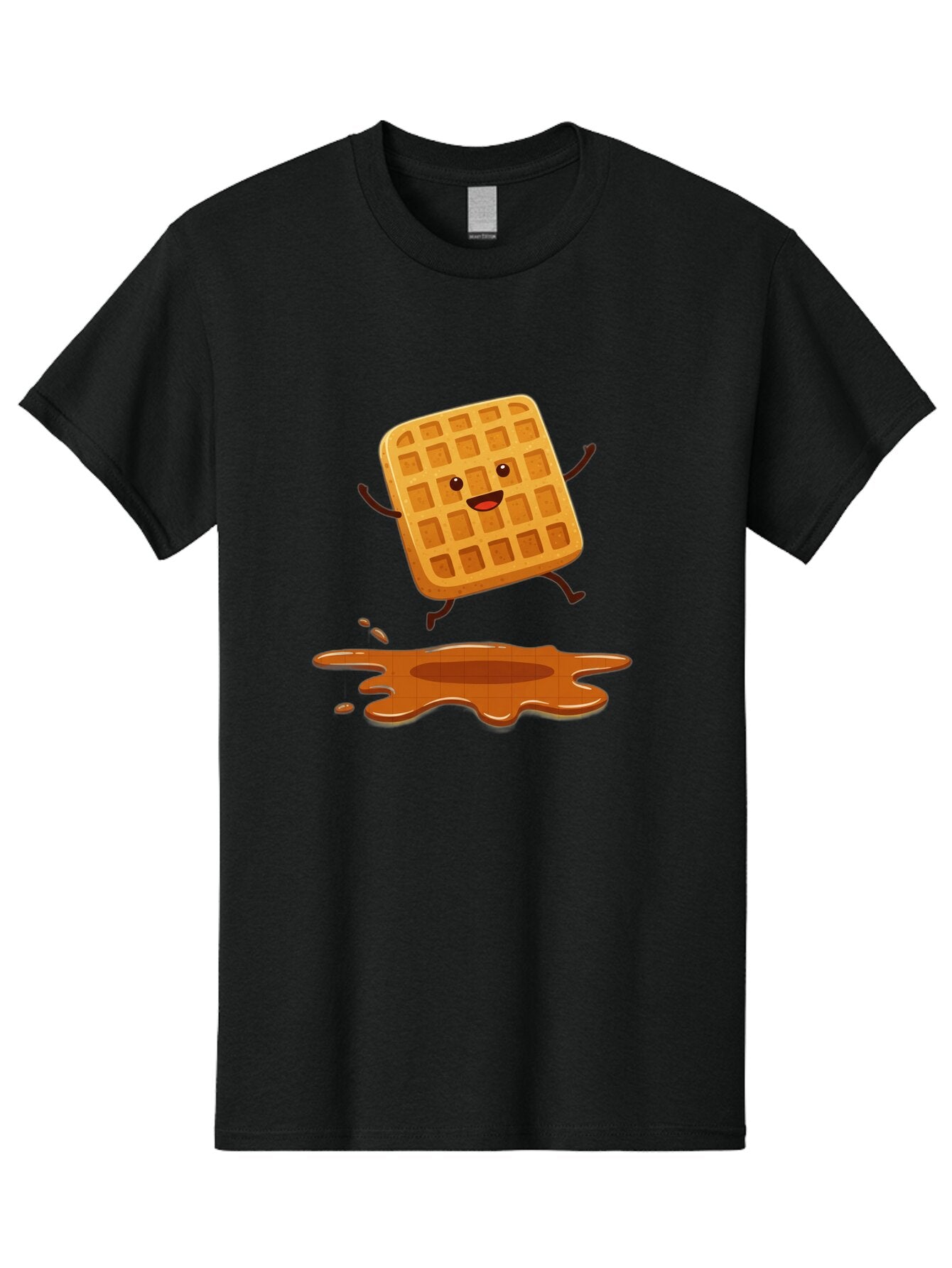 Waffle-Character-1 Men'S Graphic Tee, 100% Cotton, Comfortable Casual Summer Wear, Machine Washable, Vintage Camera, Old Camera, Antique Camera, Black Camera, Classic Photography, Photography Equipment, Nostalgic Device, Film Camera, Baq177 8