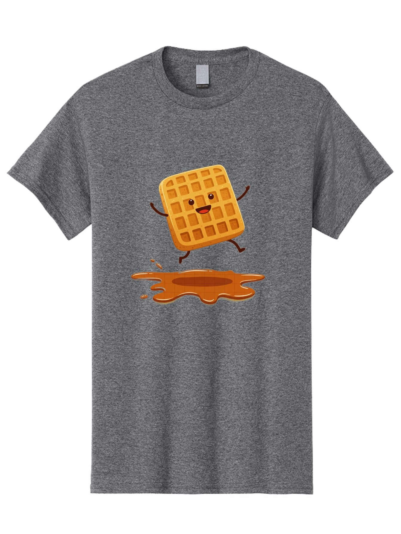 Waffle-Character-1 Men'S Graphic Tee, 100% Cotton, Comfortable Casual Summer Wear, Machine Washable, Vintage Camera, Old Camera, Antique Camera, Black Camera, Classic Photography, Photography Equipment, Nostalgic Device, Film Camera, Baq177 6