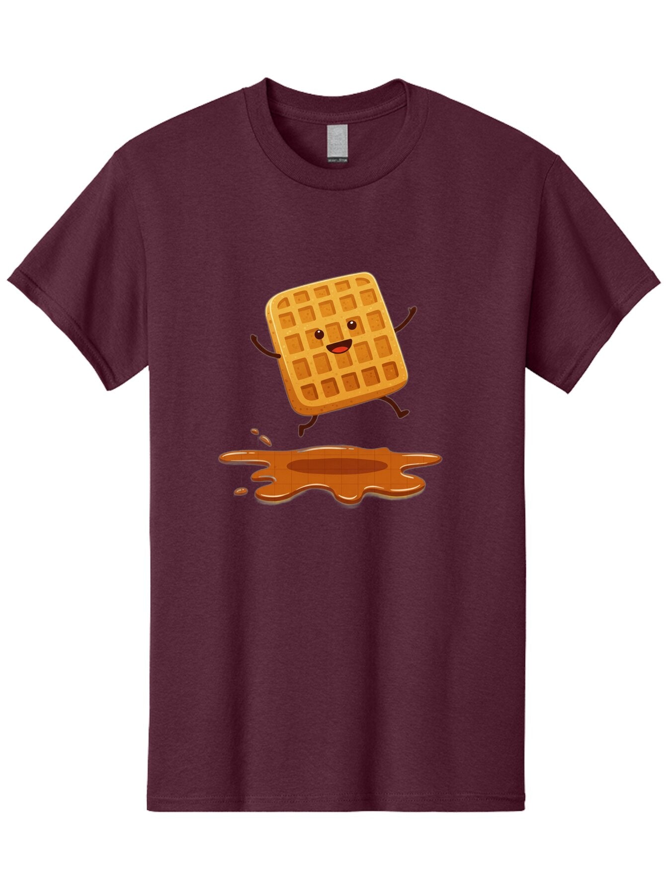 Waffle-Character-1 Men'S Graphic Tee, 100% Cotton, Comfortable Casual Summer Wear, Machine Washable, Vintage Camera, Old Camera, Antique Camera, Black Camera, Classic Photography, Photography Equipment, Nostalgic Device, Film Camera, Baq177 3