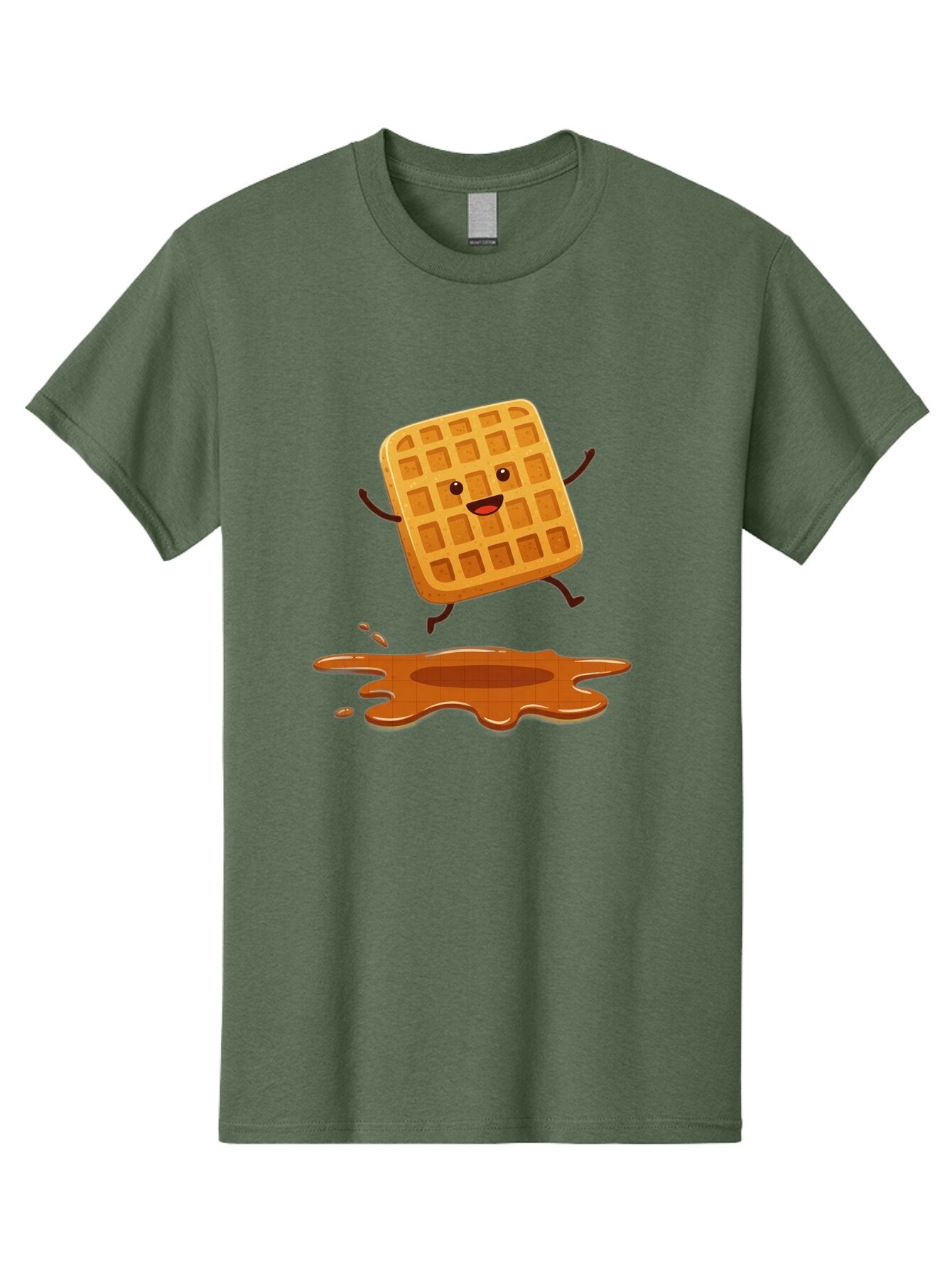 Waffle-Character-1 Men'S Graphic Tee, 100% Cotton, Comfortable Casual Summer Wear, Machine Washable, Vintage Camera, Old Camera, Antique Camera, Black Camera, Classic Photography, Photography Equipment, Nostalgic Device, Film Camera, Baq177 11