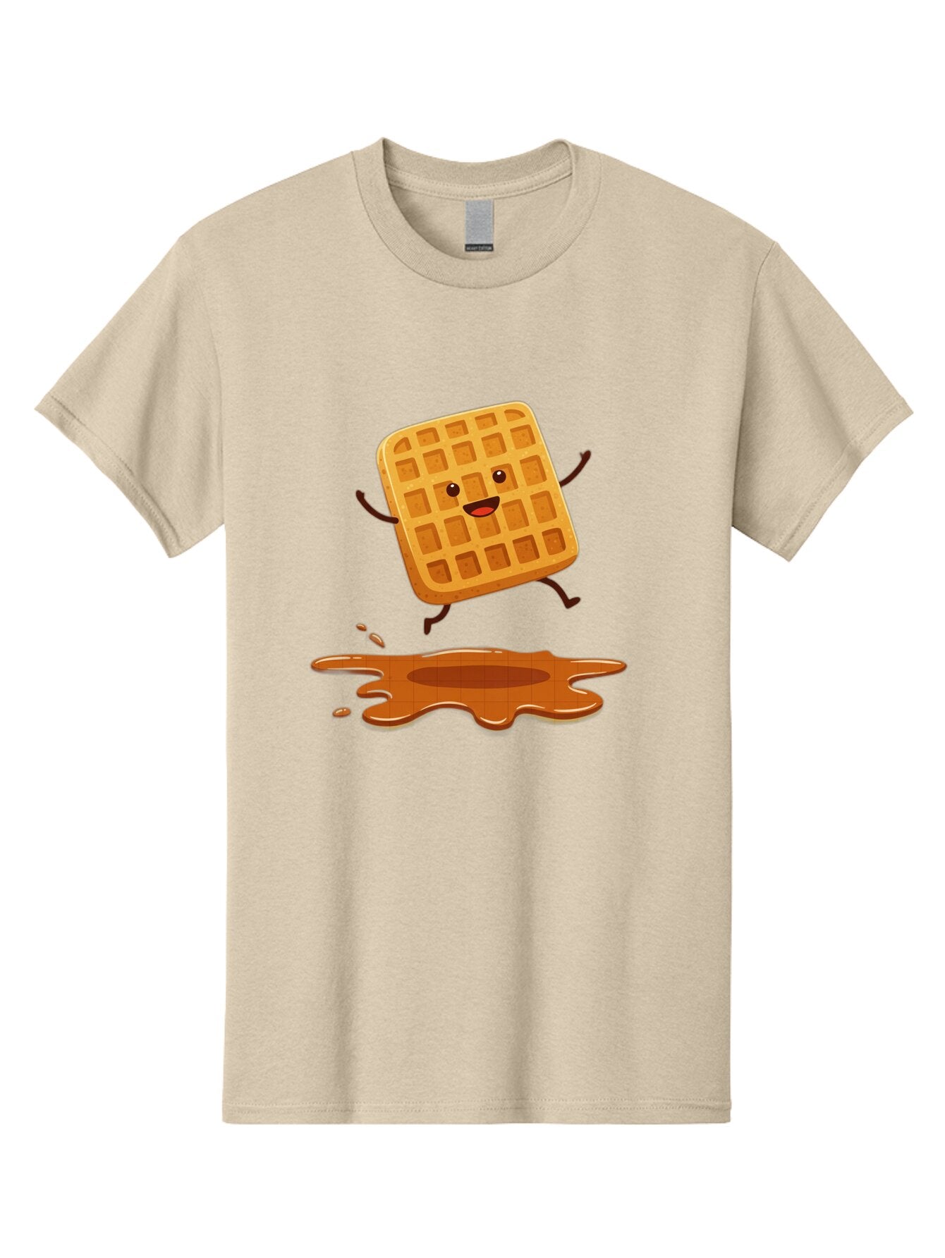 Waffle-Character-1 Men'S Graphic Tee, 100% Cotton, Comfortable Casual Summer Wear, Machine Washable, Vintage Camera, Old Camera, Antique Camera, Black Camera, Classic Photography, Photography Equipment, Nostalgic Device, Film Camera, Baq177 5