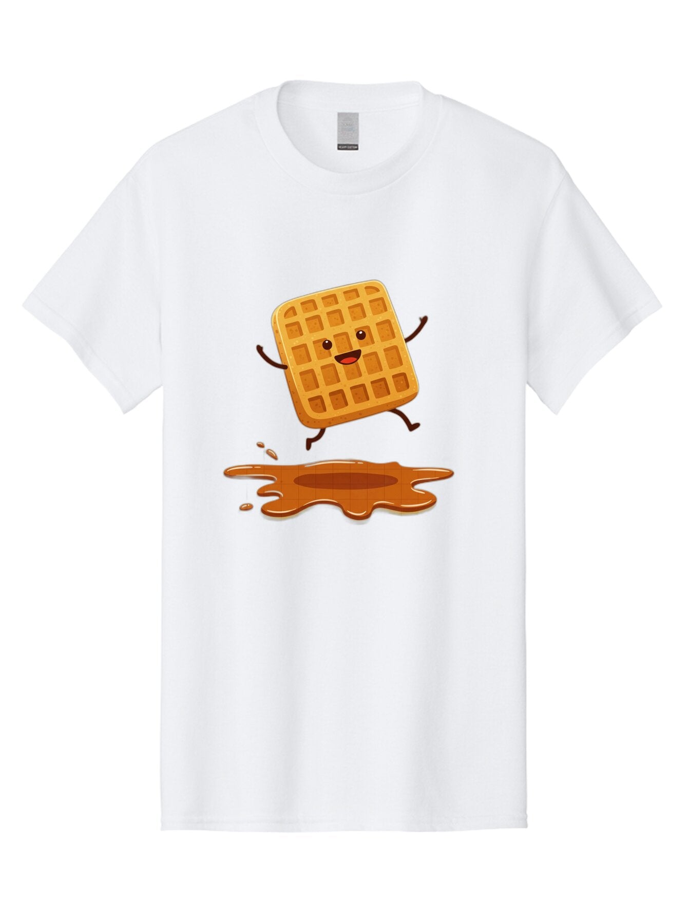 Waffle-Character-1 Men'S Graphic Tee, 100% Cotton, Comfortable Casual Summer Wear, Machine Washable, Vintage Camera, Old Camera, Antique Camera, Black Camera, Classic Photography, Photography Equipment, Nostalgic Device, Film Camera, Baq177 10
