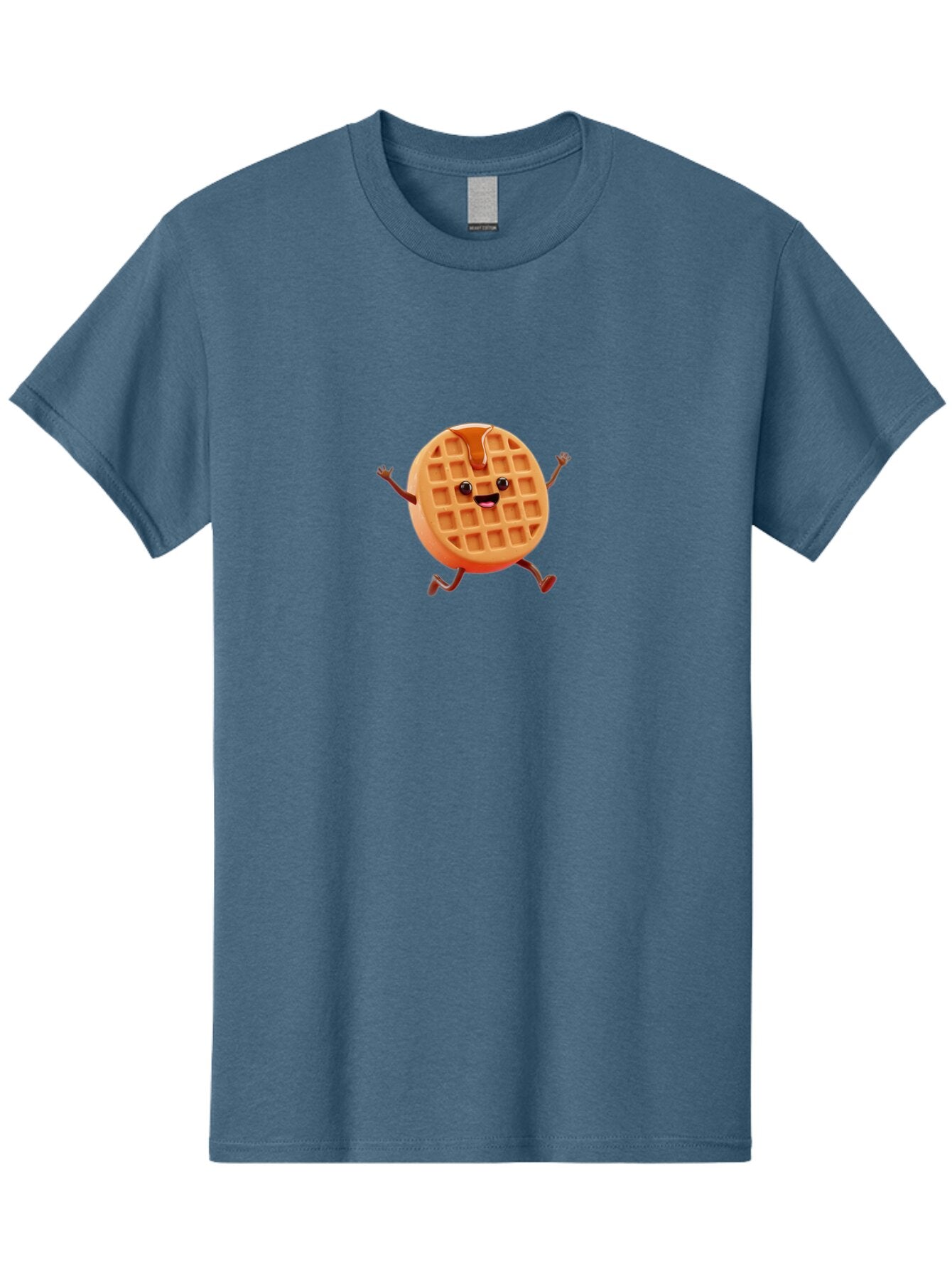 Waffle-Character Men'S Graphic Tee, 100% Cotton, Comfortable Casual Summer Wear, Machine Washable, Vintage Camera, Old Camera, Antique Camera, Black Camera, Classic Photography, Photography Equipment, Nostalgic Device, Film Camera, Camera Art Baq178 7