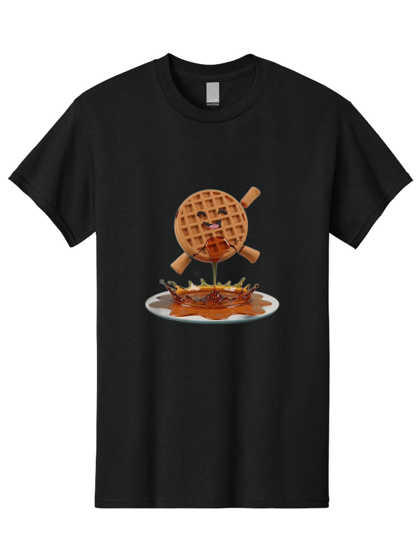Waffle Men'S Graphic Tee, 100% Cotton, Comfortable Casual Summer Wear, Machine Washable, Vintage Camera, Old Camera, Antique Camera, Black Camera, Classic Photography, Photography Equipment, Nostalgic Device, Film Camera, Camera Art Baq180 9