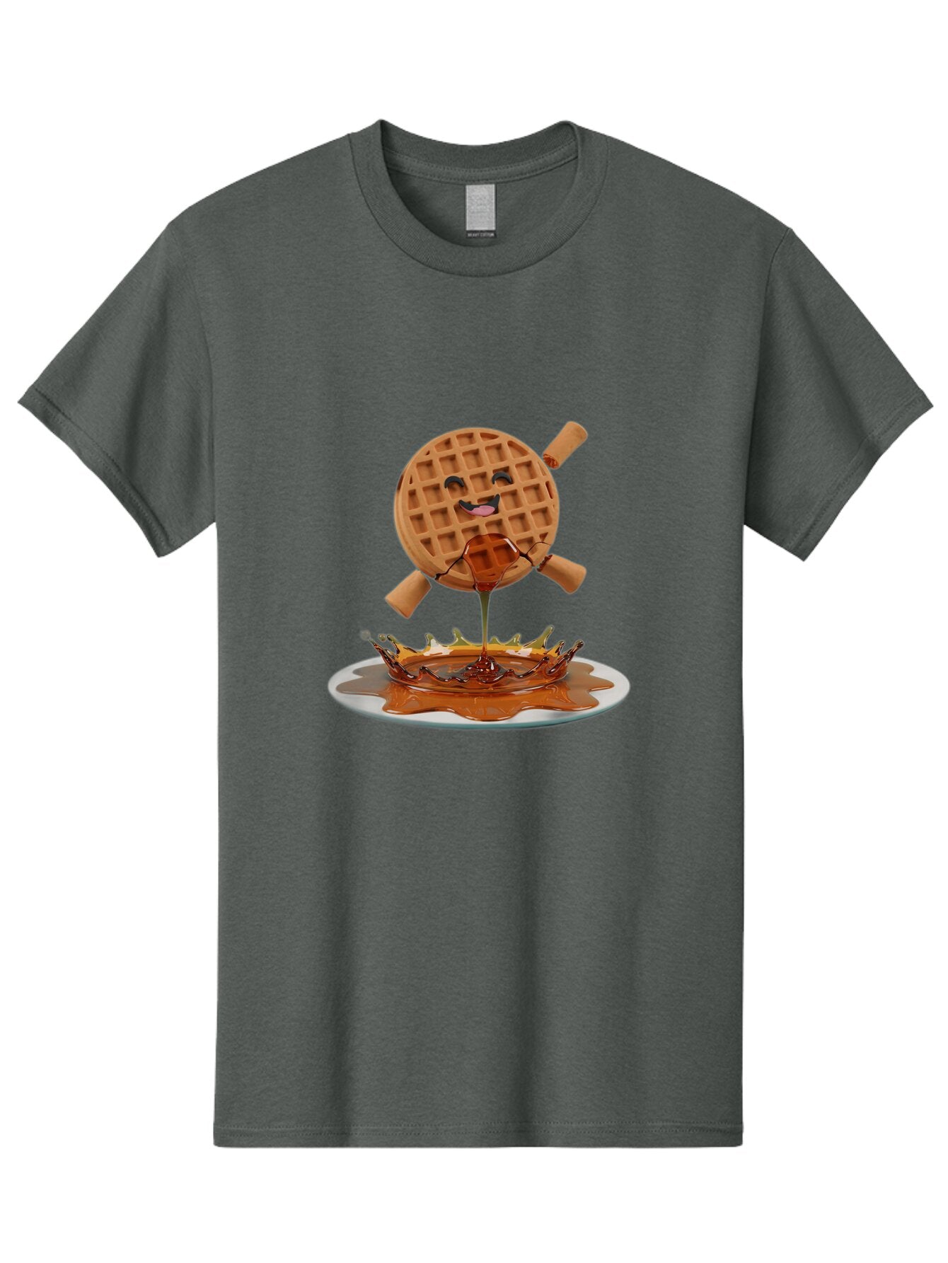 Waffle Men'S Graphic Tee, 100% Cotton, Comfortable Casual Summer Wear, Machine Washable, Vintage Camera, Old Camera, Antique Camera, Black Camera, Classic Photography, Photography Equipment, Nostalgic Device, Film Camera, Camera Art Baq180 7