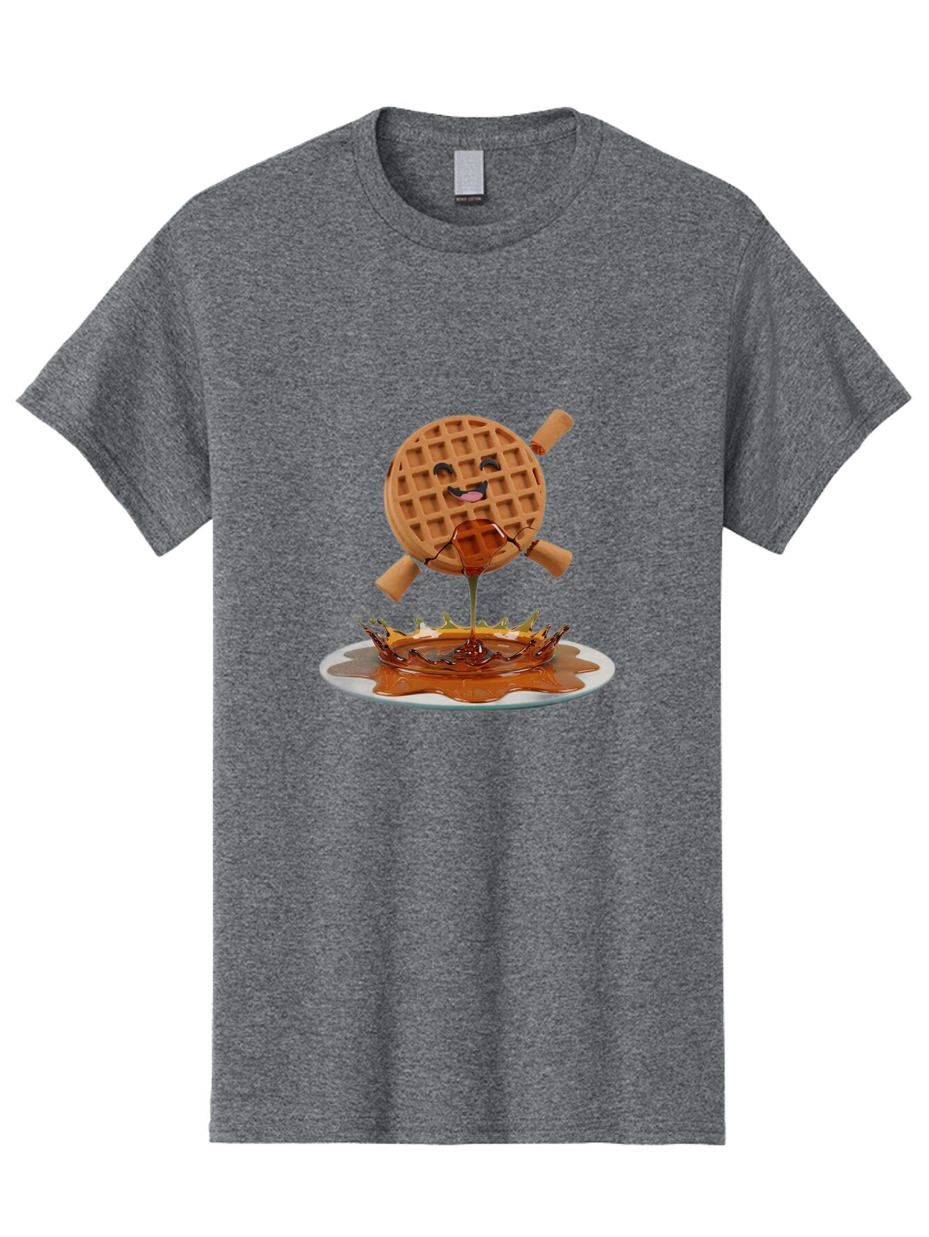 Waffle Men'S Graphic Tee, 100% Cotton, Comfortable Casual Summer Wear, Machine Washable, Vintage Camera, Old Camera, Antique Camera, Black Camera, Classic Photography, Photography Equipment, Nostalgic Device, Film Camera, Camera Art Baq180 15