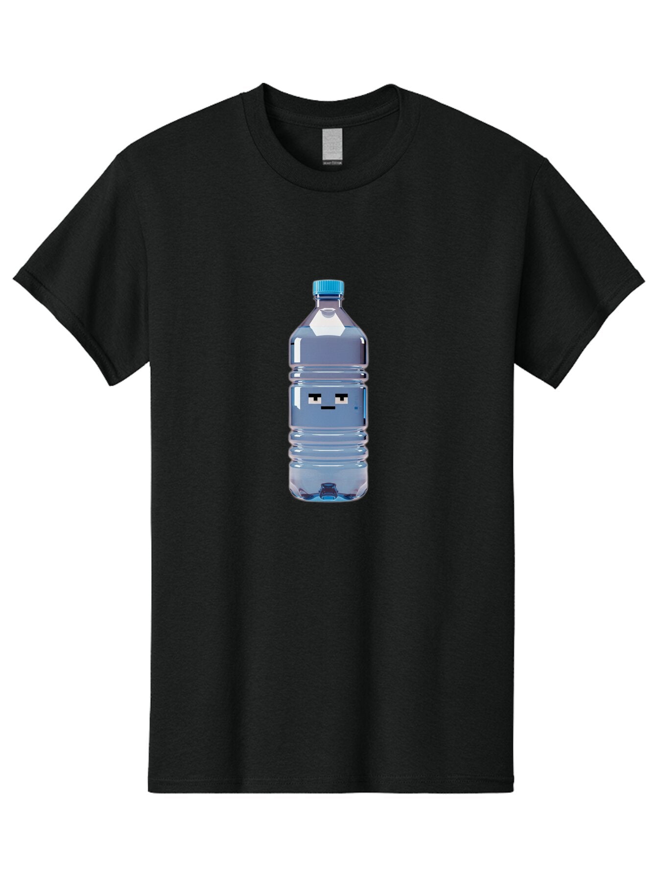 Water-Bottle-Character Men'S Graphic Tee, 100% Cotton, Comfortable Casual Summer Wear, Machine Washable, Vintage Camera, Old Camera, Antique Camera, Black Camera, Classic Photography, Photography Equipment, Nostalgic Device, Film Camera, Baq181 5