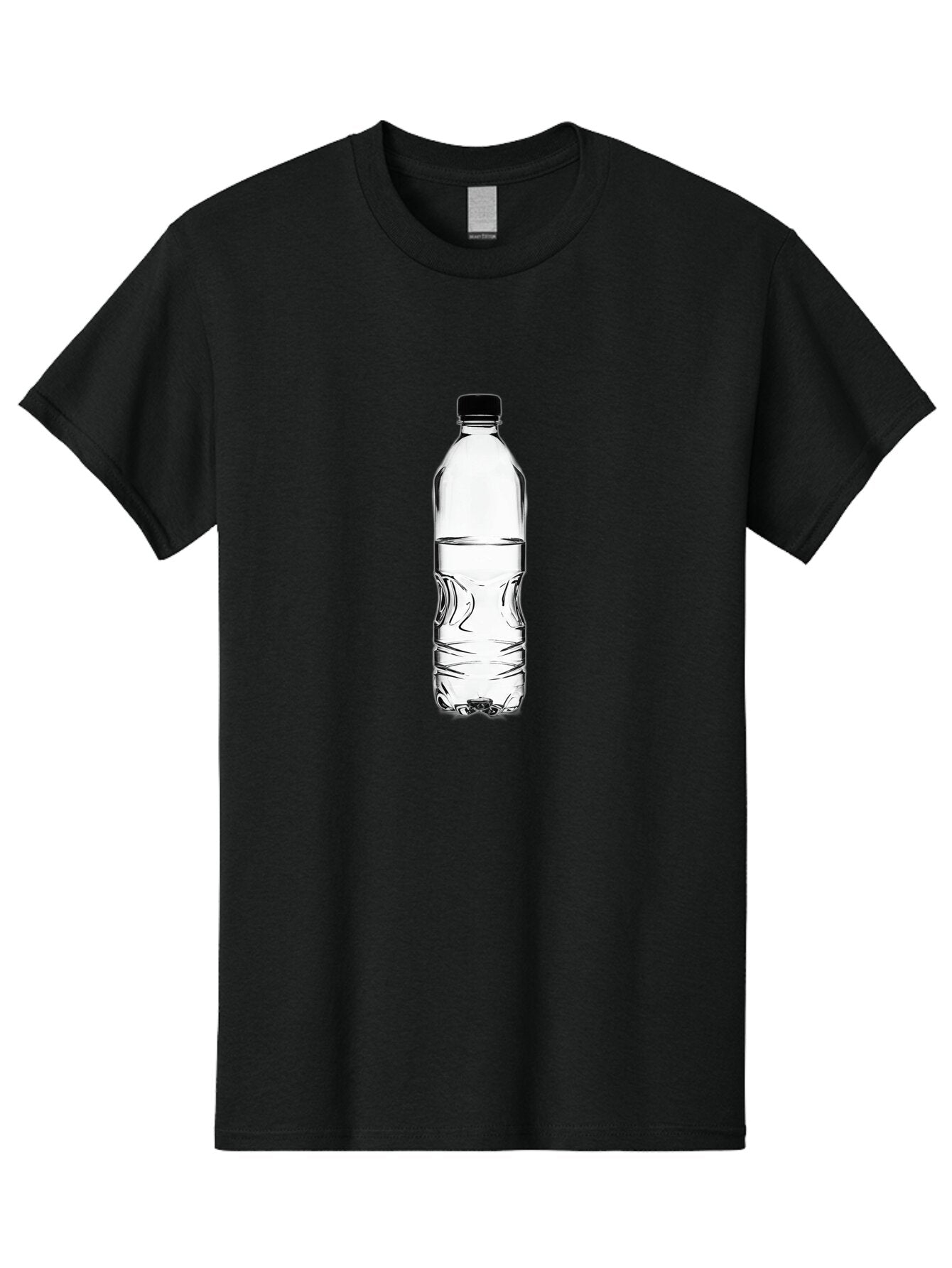 Water-Bottle Men'S Graphic Tee, 100% Cotton, Comfortable Casual Summer Wear, Machine Washable, Vintage Camera, Old Camera, Antique Camera, Black Camera, Classic Photography, Photography Equipment, Nostalgic Device, Film Camera, Camera Art Baq182 7