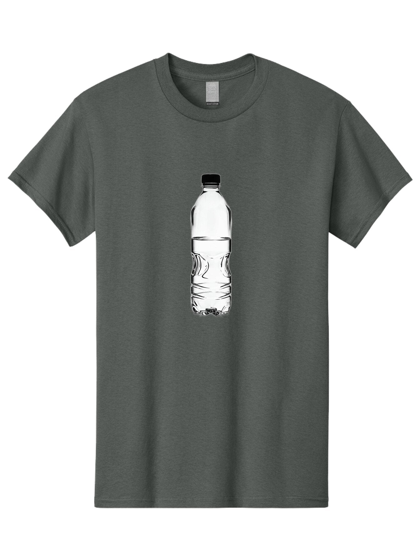 Water-Bottle Men'S Graphic Tee, 100% Cotton, Comfortable Casual Summer Wear, Machine Washable, Vintage Camera, Old Camera, Antique Camera, Black Camera, Classic Photography, Photography Equipment, Nostalgic Device, Film Camera, Camera Art Baq182 5