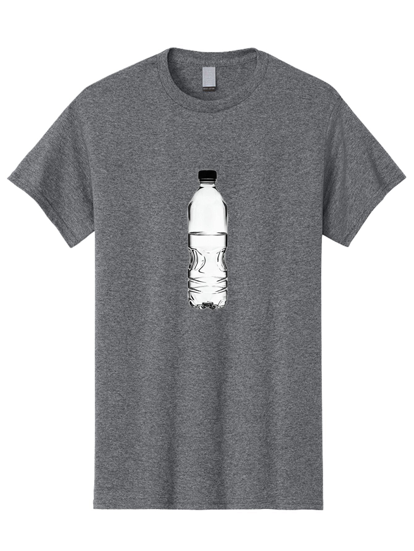 Water-Bottle Men'S Graphic Tee, 100% Cotton, Comfortable Casual Summer Wear, Machine Washable, Vintage Camera, Old Camera, Antique Camera, Black Camera, Classic Photography, Photography Equipment, Nostalgic Device, Film Camera, Camera Art Baq182 1