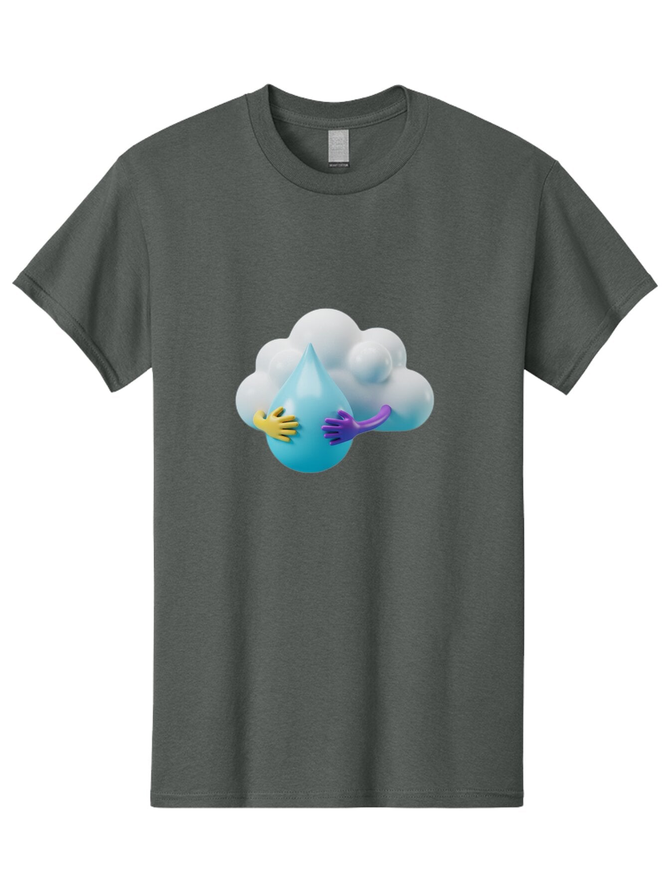 Water-Droplet-Cloud Men'S Graphic Tee, 100% Cotton, Comfortable Casual Summer Wear, Machine Washable, Vintage Camera, Old Camera, Antique Camera, Black Camera, Classic Photography, Photography Equipment, Nostalgic Device, Film Camera, Baq183 8