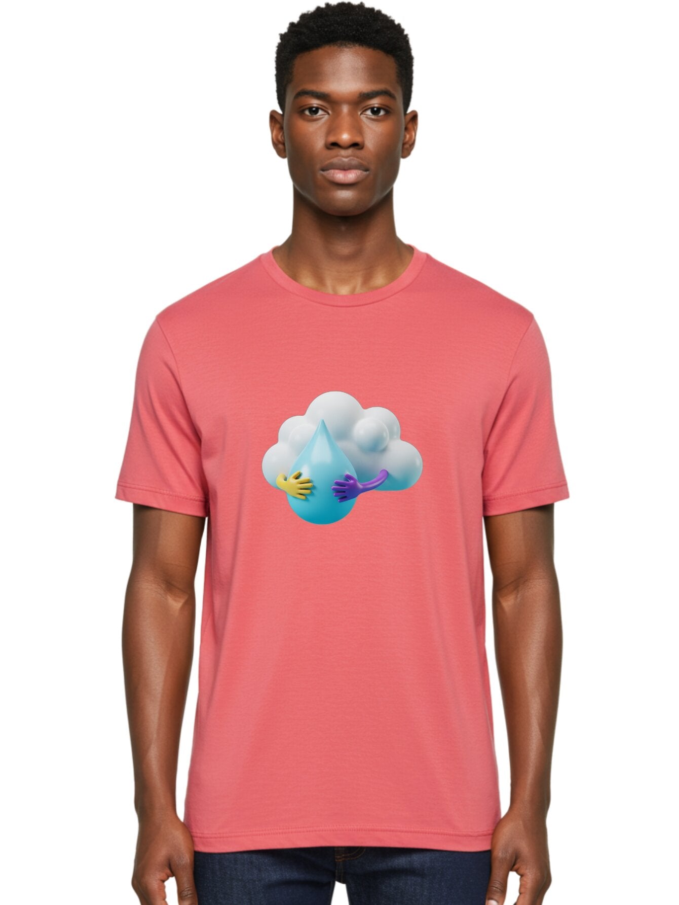 Water-Droplet-Cloud Men'S Graphic Tee, 100% Cotton, Comfortable Casual Summer Wear, Machine Washable, Vintage Camera, Old Camera, Antique Camera, Black Camera, Classic Photography, Photography Equipment, Nostalgic Device, Film Camera, Baq183 28