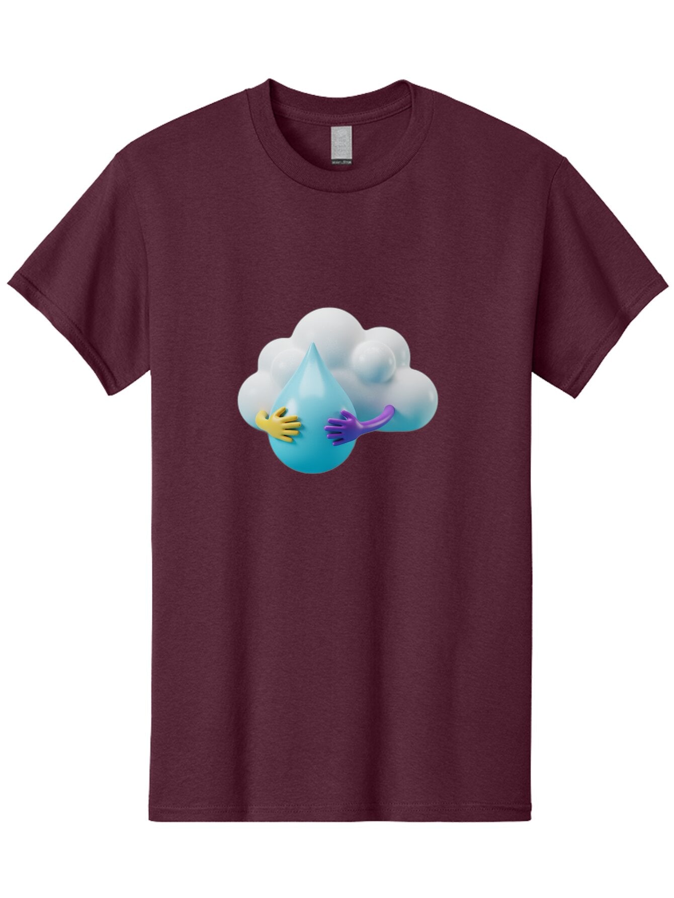 Water-Droplet-Cloud Men'S Graphic Tee, 100% Cotton, Comfortable Casual Summer Wear, Machine Washable, Vintage Camera, Old Camera, Antique Camera, Black Camera, Classic Photography, Photography Equipment, Nostalgic Device, Film Camera, Baq183 7