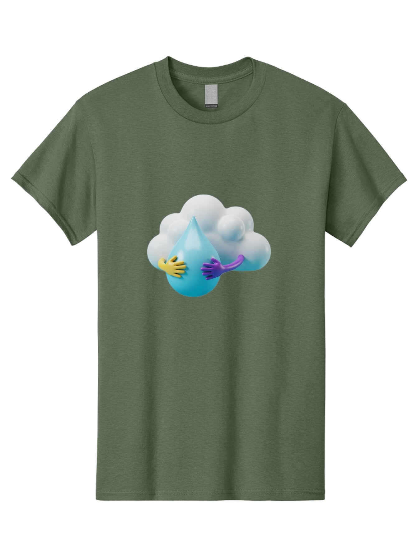Water-Droplet-Cloud Men'S Graphic Tee, 100% Cotton, Comfortable Casual Summer Wear, Machine Washable, Vintage Camera, Old Camera, Antique Camera, Black Camera, Classic Photography, Photography Equipment, Nostalgic Device, Film Camera, Baq183 1