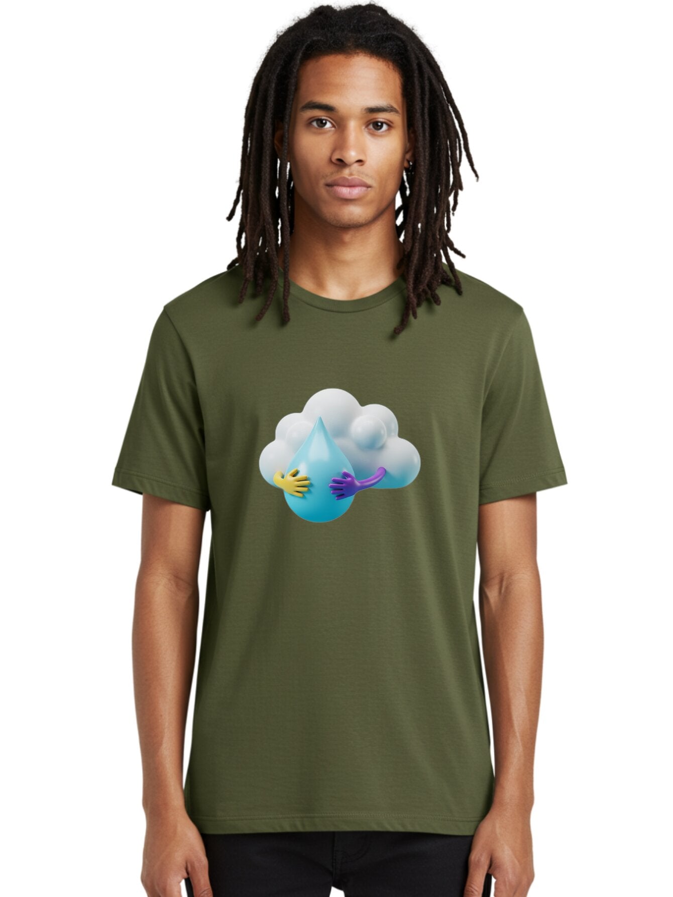 Water-Droplet-Cloud Men'S Graphic Tee, 100% Cotton, Comfortable Casual Summer Wear, Machine Washable, Vintage Camera, Old Camera, Antique Camera, Black Camera, Classic Photography, Photography Equipment, Nostalgic Device, Film Camera, Baq183 19