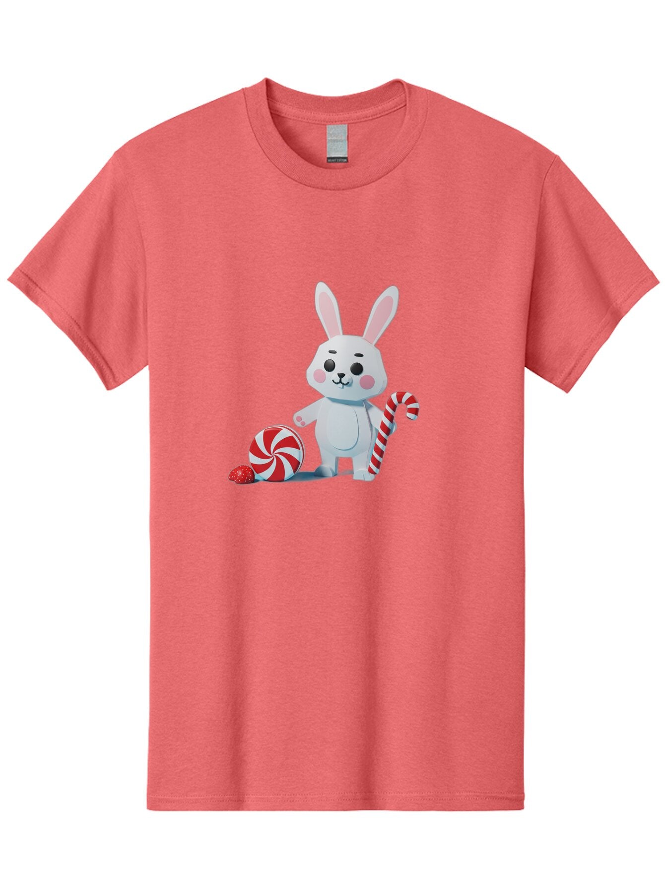 White-Bunny-Holding-Candy-Cane Men'S Graphic Tee, 100% Cotton, Comfortable Casual Summer Wear, Machine Washable, Vintage Camera, Old Camera, Antique Camera, Black Camera, Classic Photography, Photography Equipment, Nostalgic Device, Baq185 6