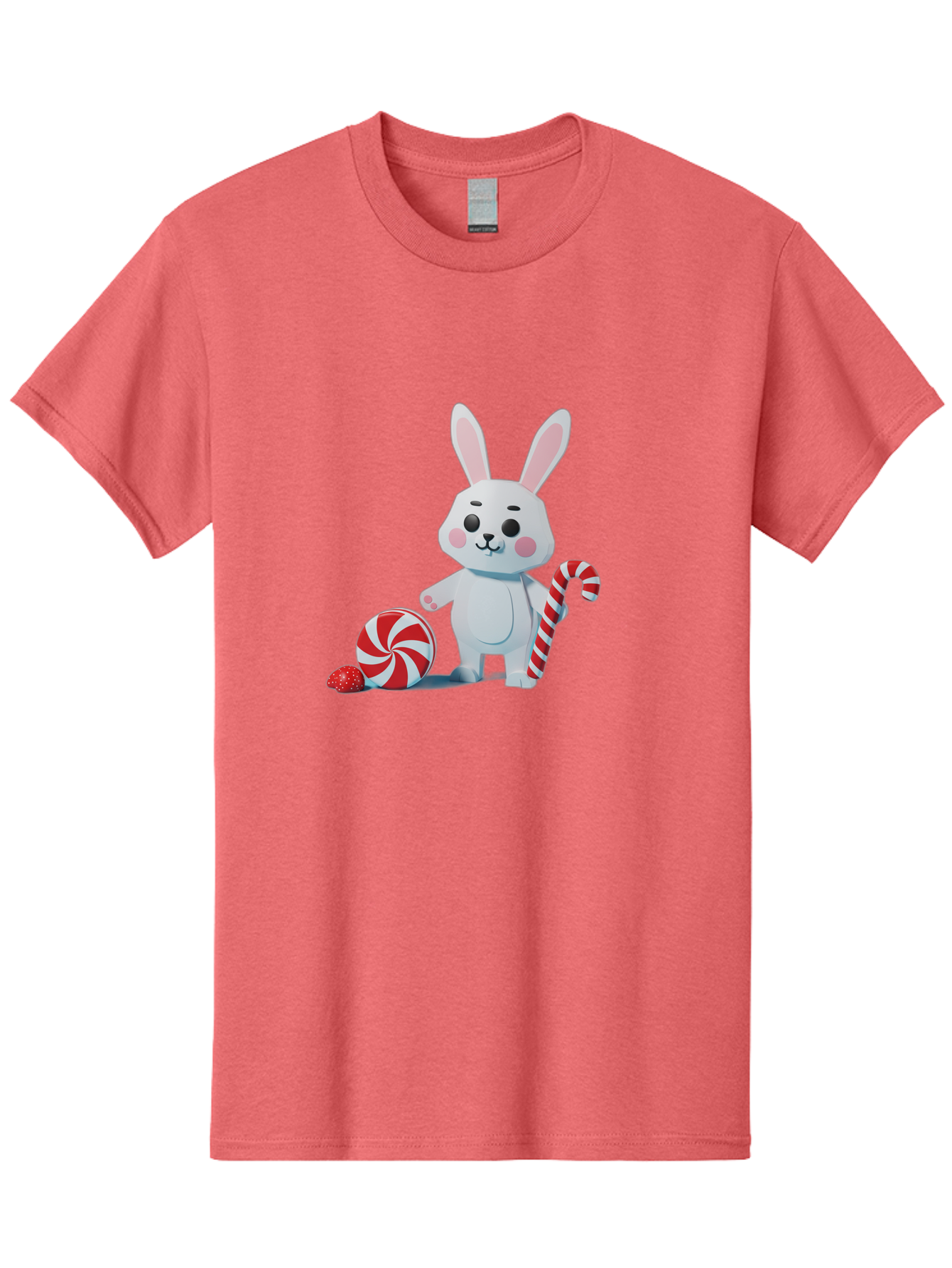 White-Bunny-Holding-Candy-Cane Men'S Graphic Tee, 100% Cotton, Comfortable Casual Summer Wear, Machine Washable, Vintage Camera, Old Camera, Antique Camera, Black Camera, Classic Photography, Photography Equipment, Nostalgic Device, Baq185 8