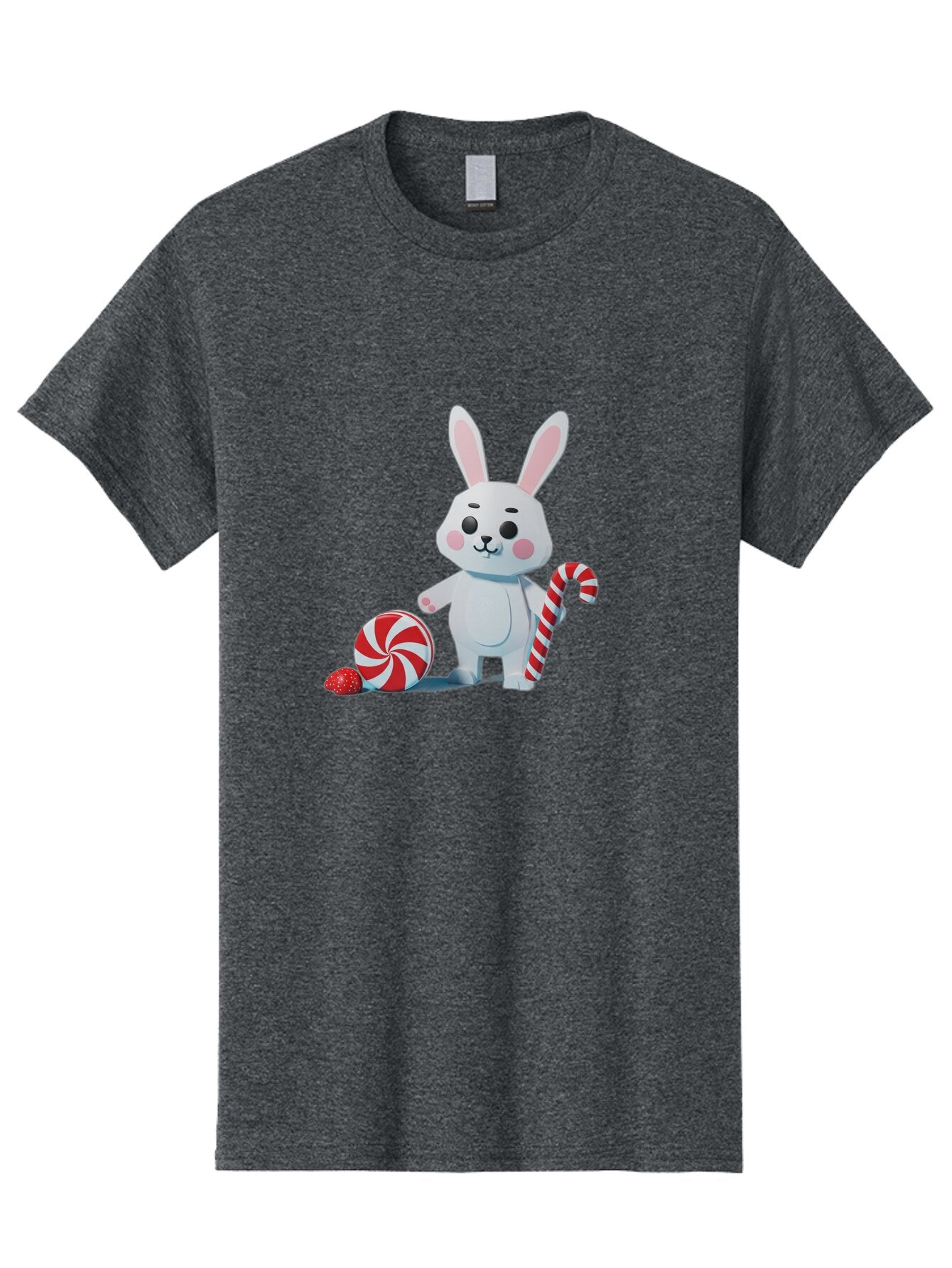 White-Bunny-Holding-Candy-Cane Men'S Graphic Tee, 100% Cotton, Comfortable Casual Summer Wear, Machine Washable, Vintage Camera, Old Camera, Antique Camera, Black Camera, Classic Photography, Photography Equipment, Nostalgic Device, Baq185 15