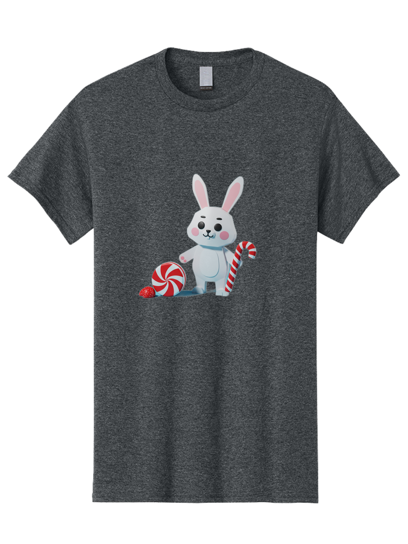 White-Bunny-Holding-Candy-Cane Men'S Graphic Tee, 100% Cotton, Comfortable Casual Summer Wear, Machine Washable, Vintage Camera, Old Camera, Antique Camera, Black Camera, Classic Photography, Photography Equipment, Nostalgic Device, Baq185 11