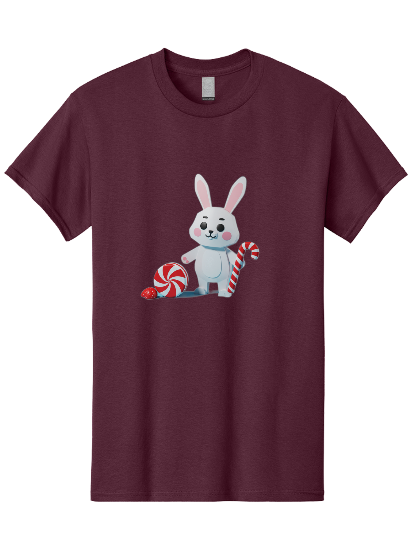 White-Bunny-Holding-Candy-Cane Men'S Graphic Tee, 100% Cotton, Comfortable Casual Summer Wear, Machine Washable, Vintage Camera, Old Camera, Antique Camera, Black Camera, Classic Photography, Photography Equipment, Nostalgic Device, Baq185 15