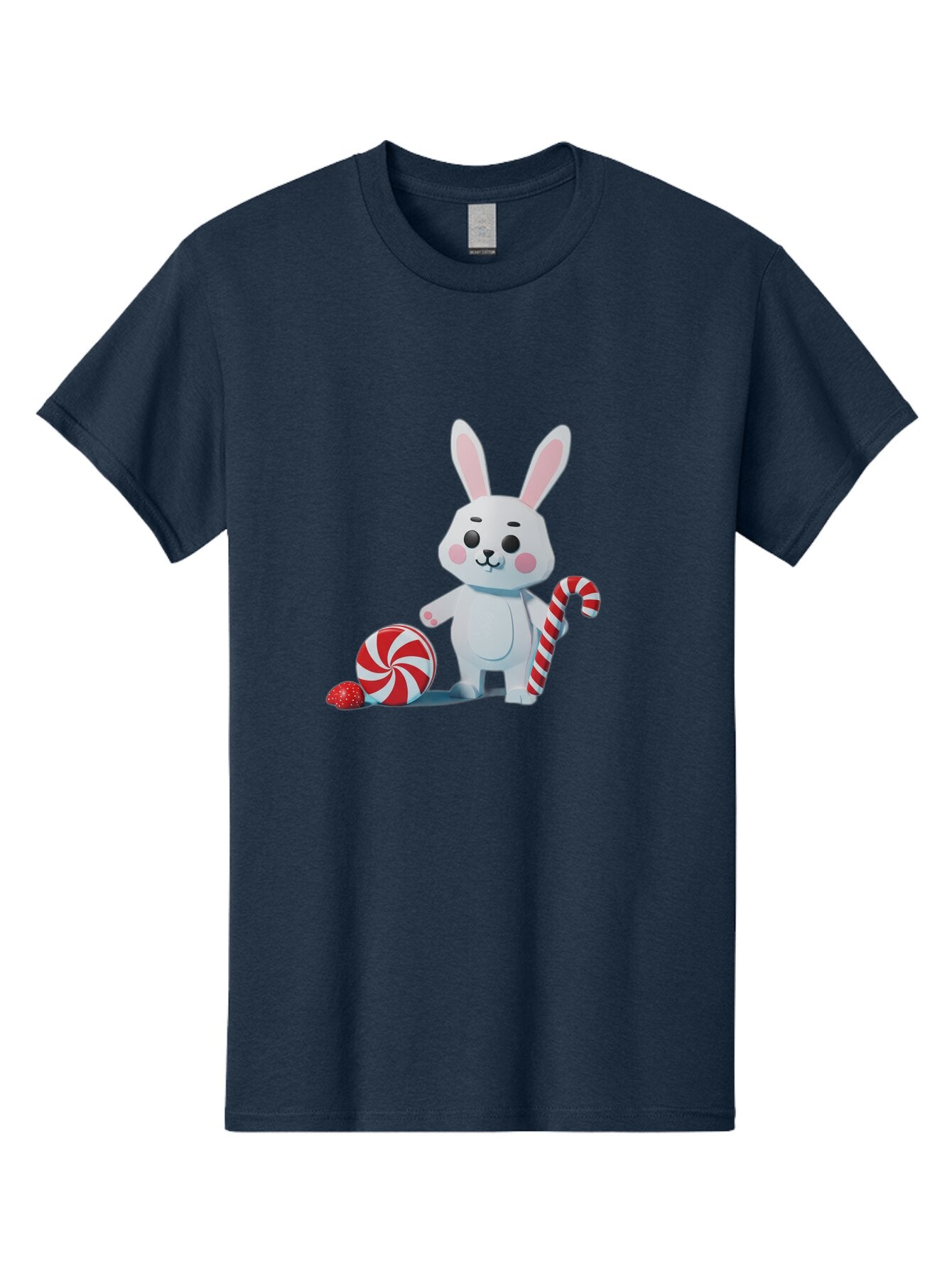 White-Bunny-Holding-Candy-Cane Men'S Graphic Tee, 100% Cotton, Comfortable Casual Summer Wear, Machine Washable, Vintage Camera, Old Camera, Antique Camera, Black Camera, Classic Photography, Photography Equipment, Nostalgic Device, Baq185 13